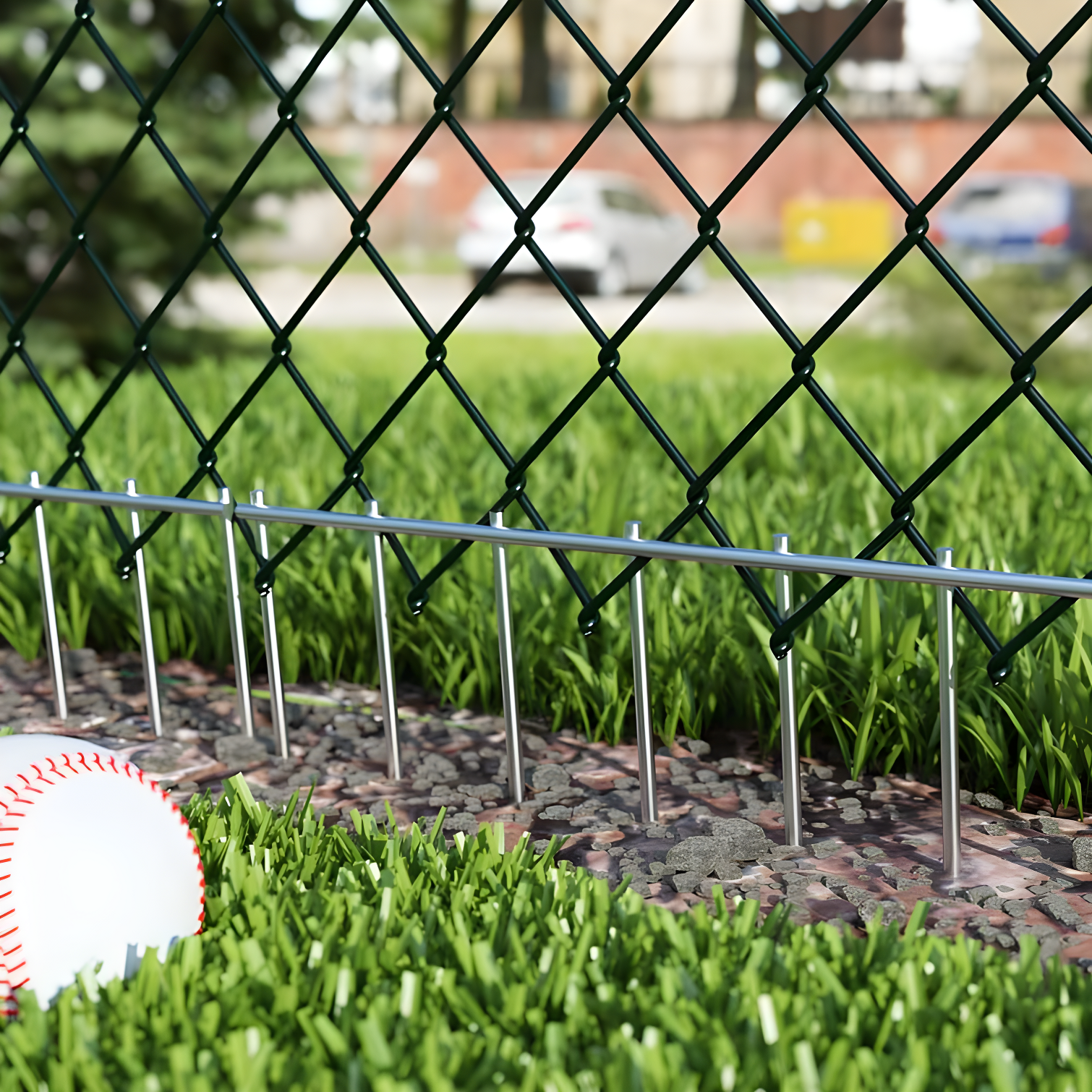 Silver Galvanized Steel Small/Medium Animal Barrier Fence Panels