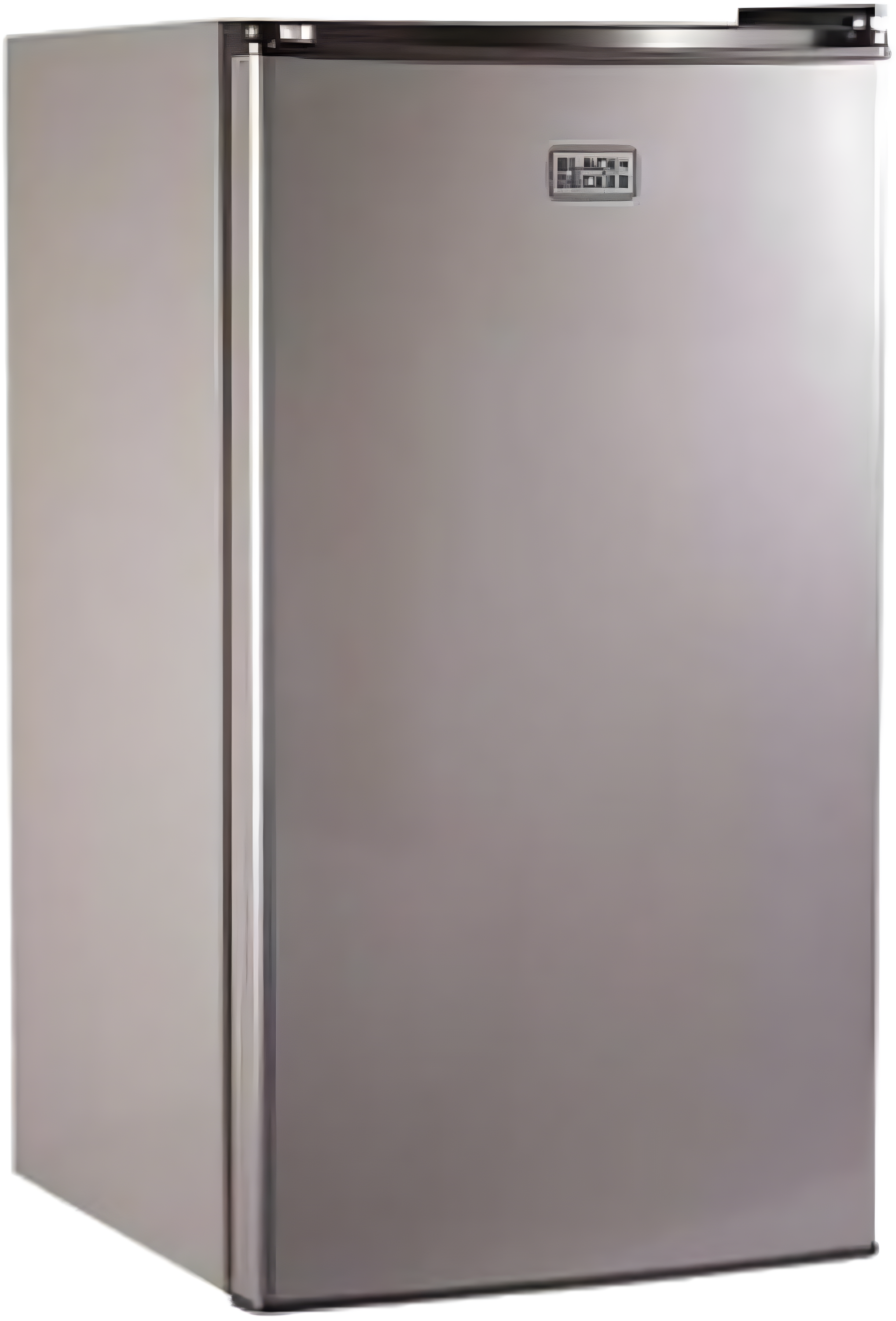 Compact Brushed Silver Stainless Steel RV Refrigerator with Freezer