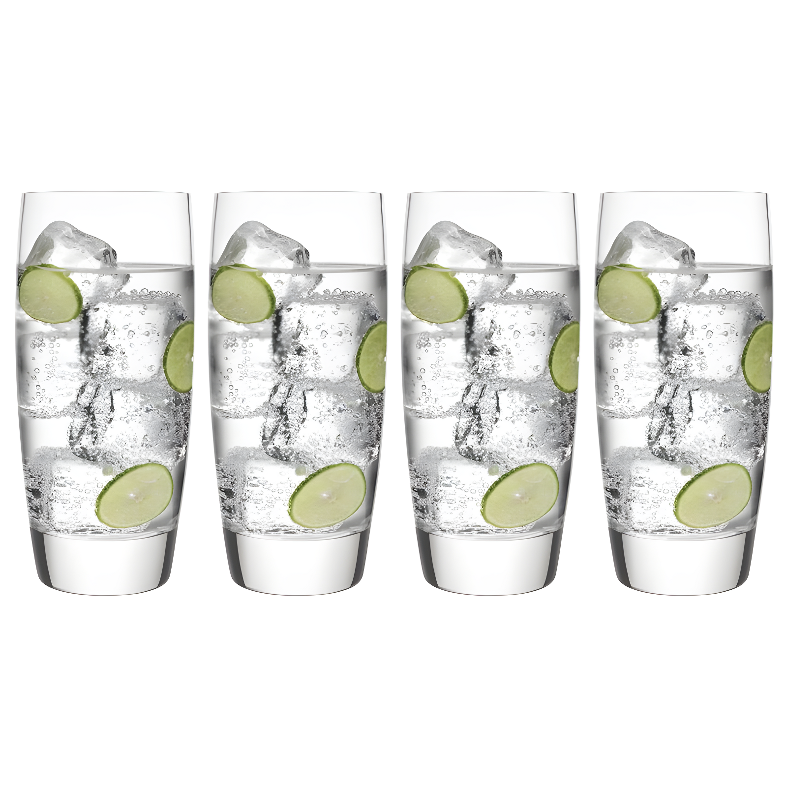 Luigi Bormioli Michelangelo Clear 14.5 oz Beverage Glasses Set of 4