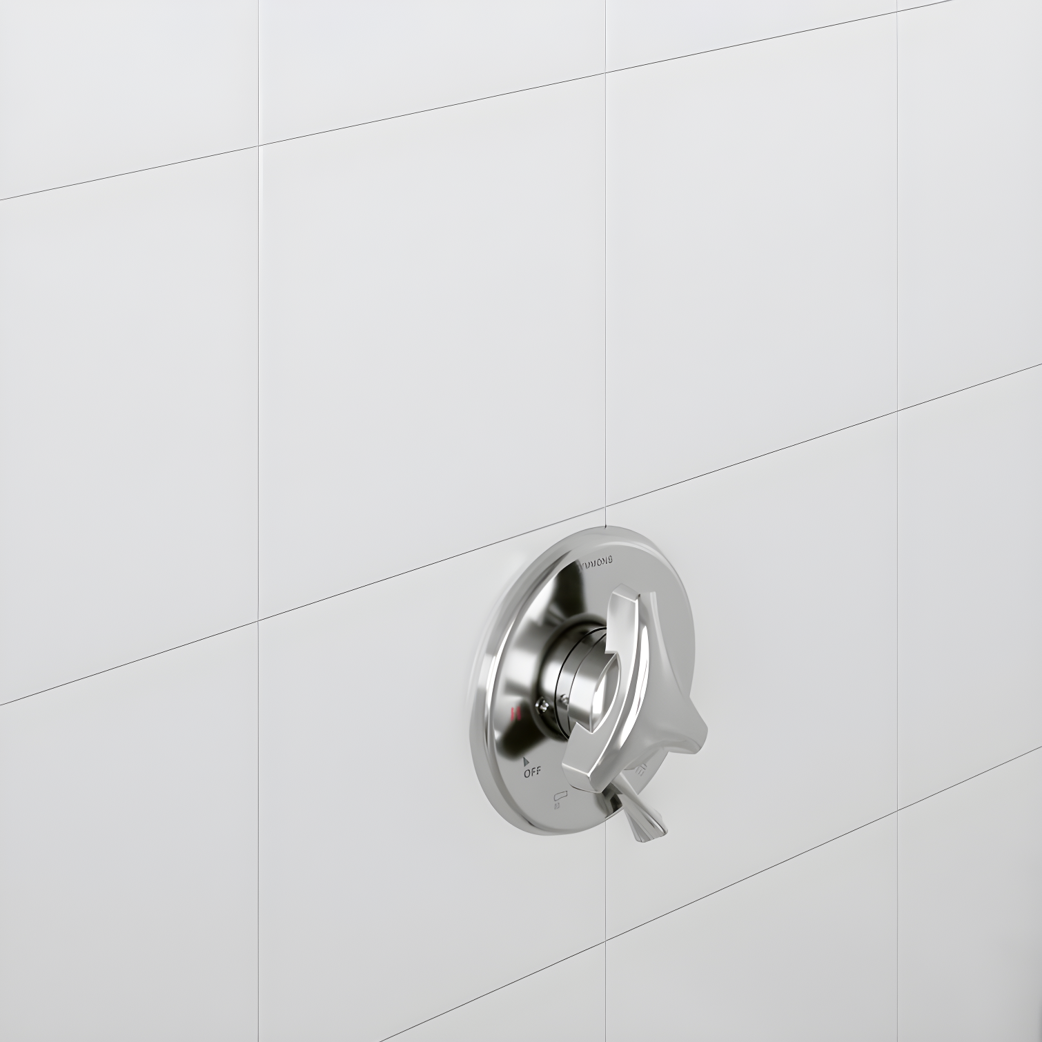 Symmons Origins Chrome Tri-Star Lever Shower Valve