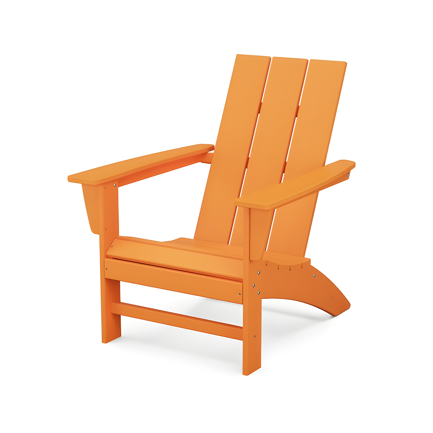 Tangerine Modern Adirondack Outdoor Lounge Chair