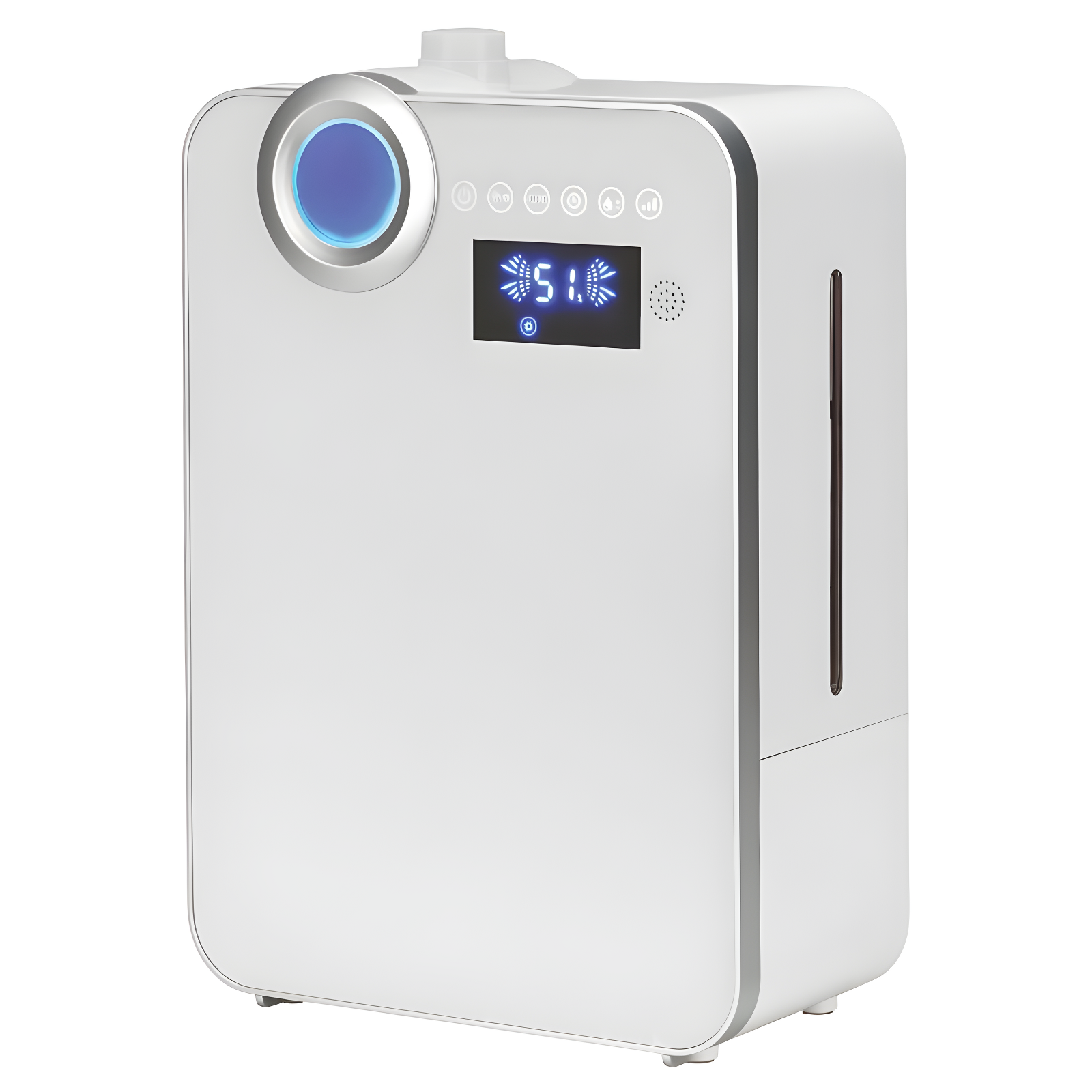 Elite Ultrasonic Warm and Cool Mist Digital Humidifier with Humidistat