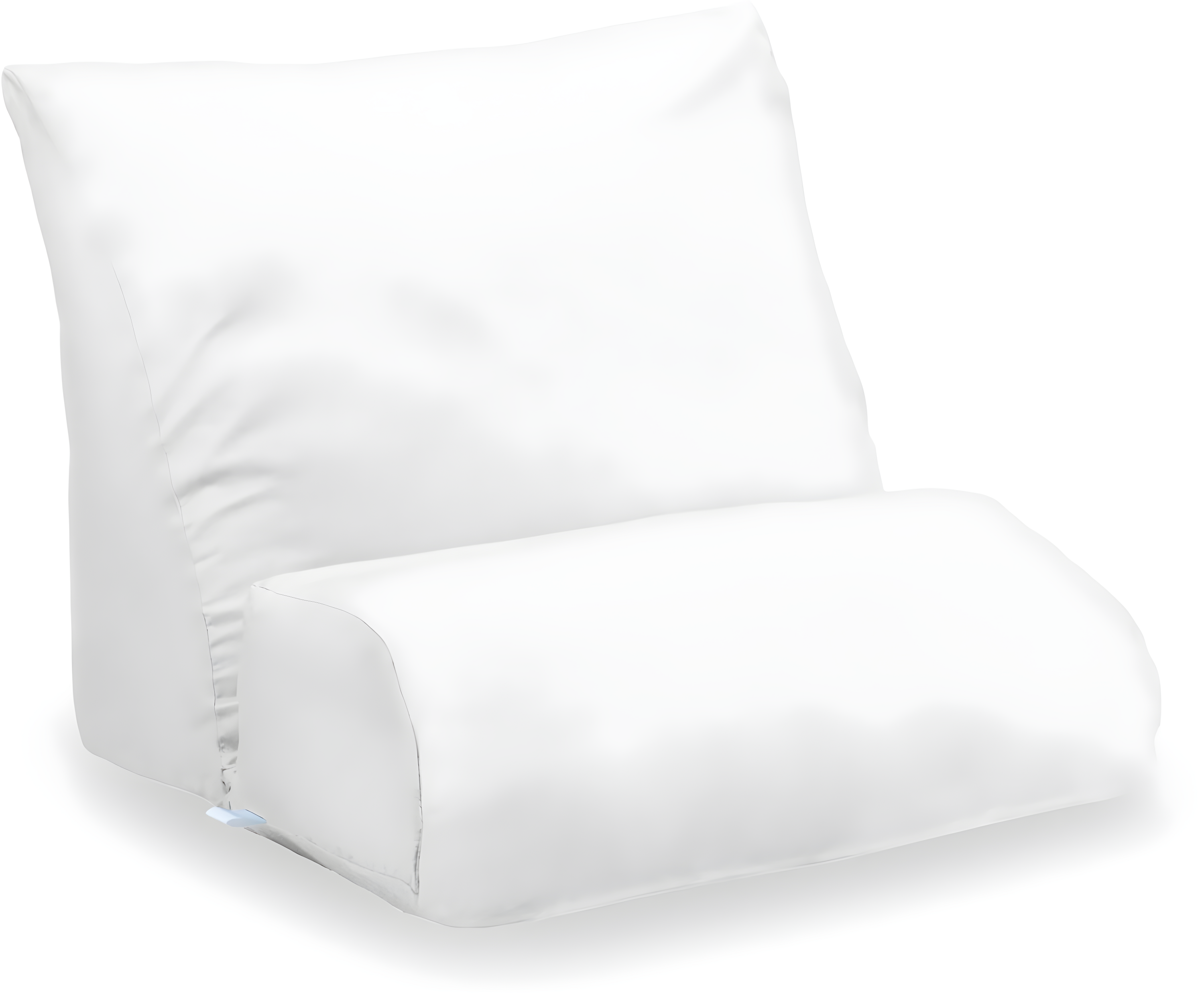 White Hypoallergenic Cotton Polyester Standard Pillowcase