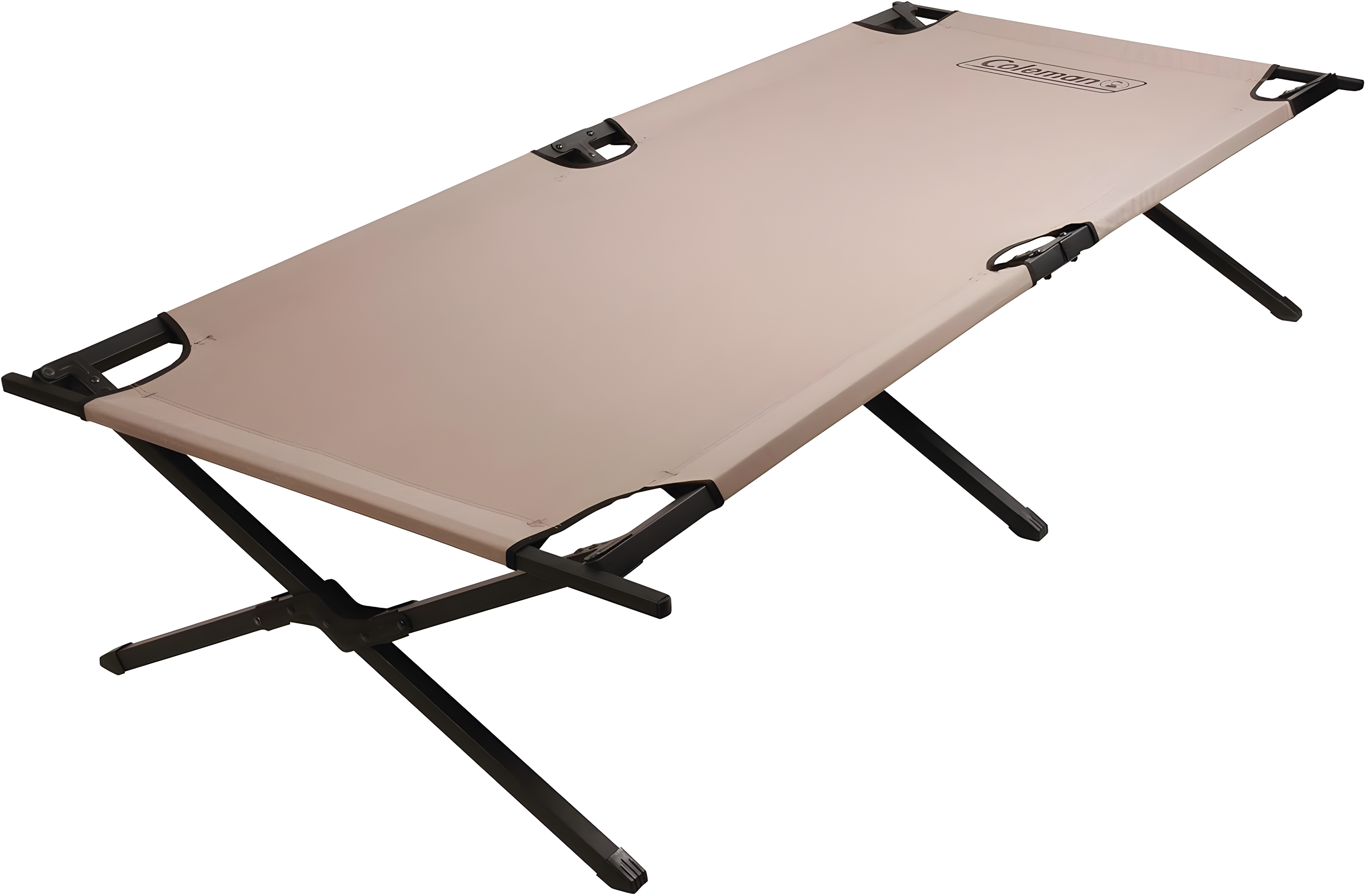 Coleman Tan Steel Frame Camping Sleeping Cot