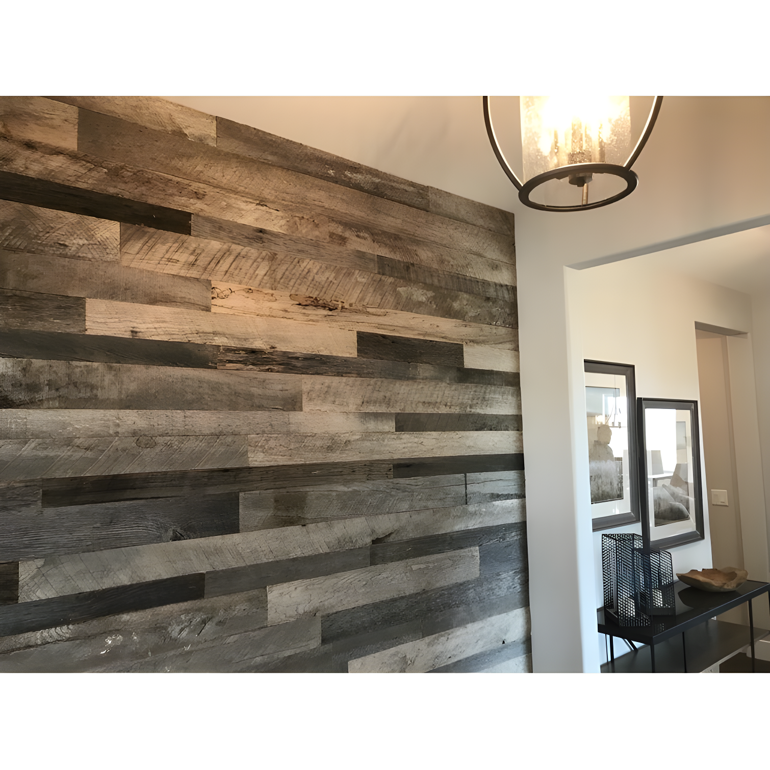 Vintage Timber Grey Reclaimed Plank Decorative Wall Paneling