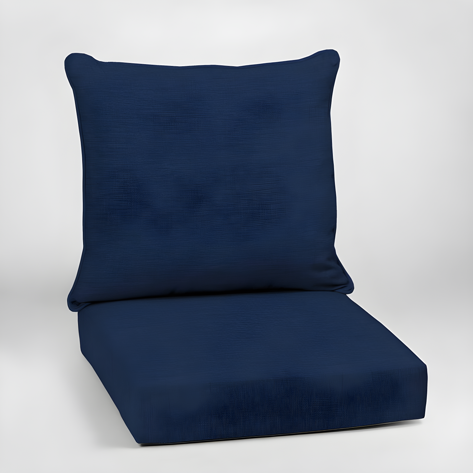 Sapphire Blue Outdoor Deep Seat Cushion Set