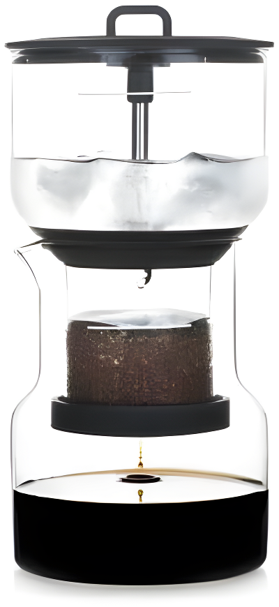 Black Manual Cold Brew Drip Coffee Maker, 20 oz