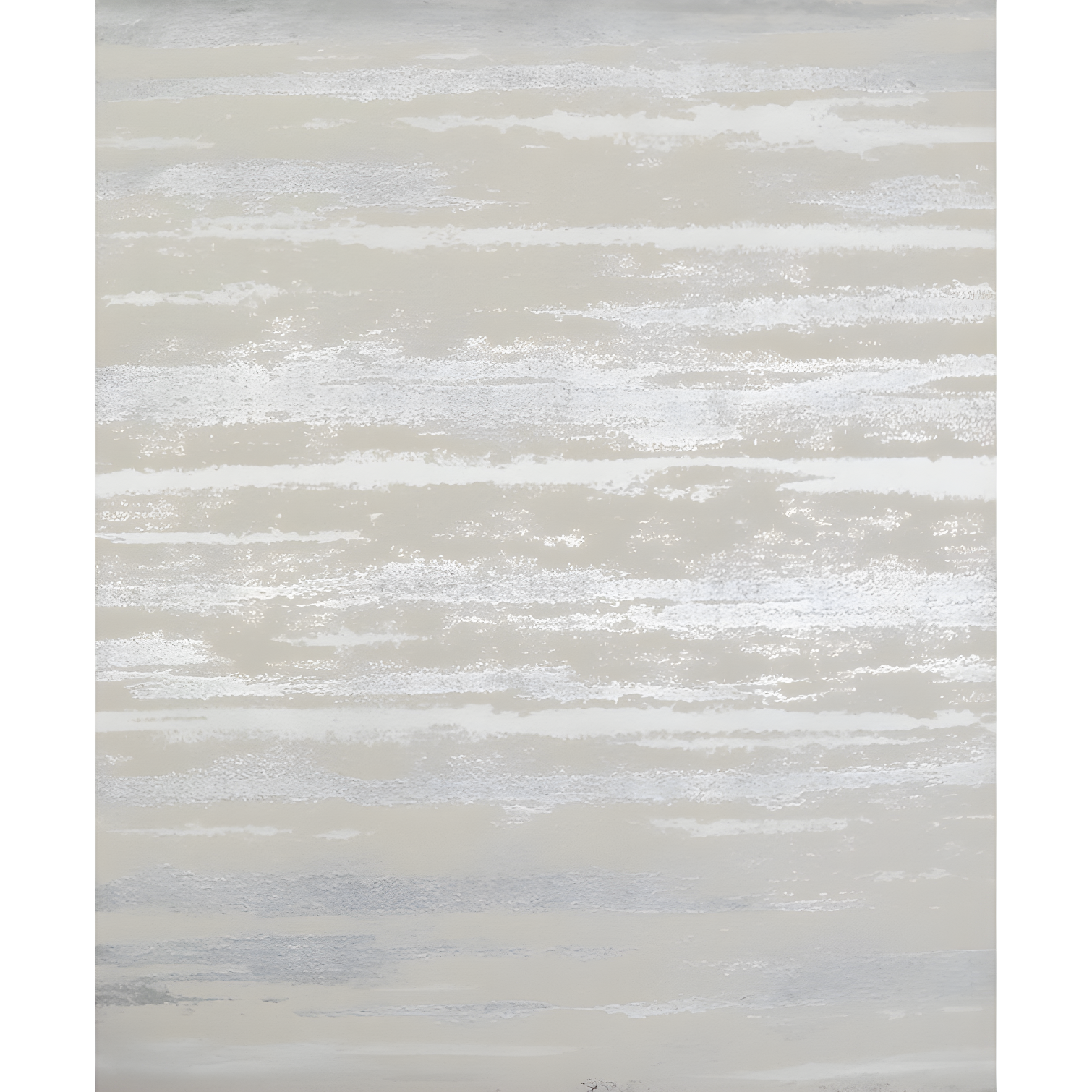 Beige and Silver Abstract Striated Clouds Wallpaper