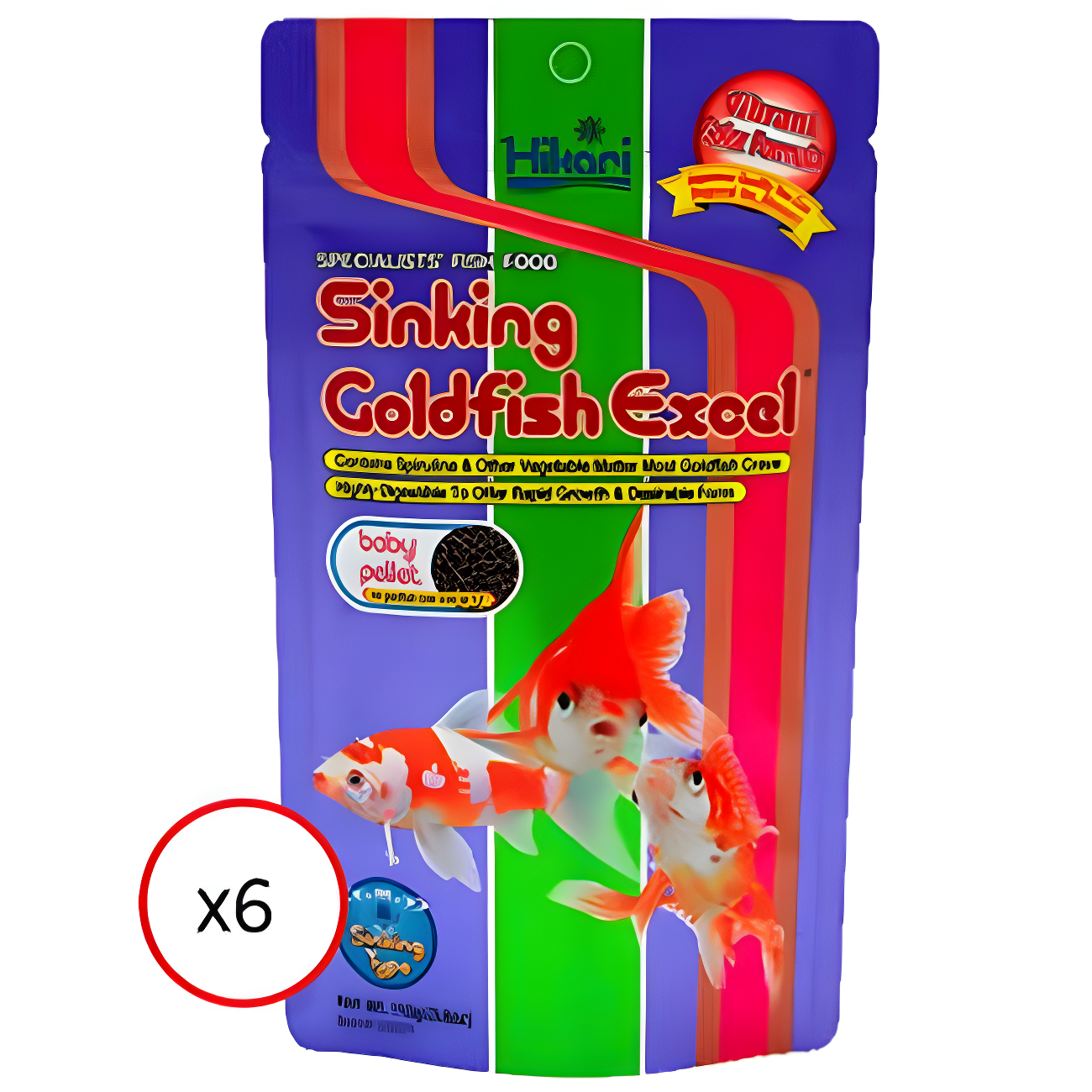 Hikari Sinking Goldfish Excel Baby Pellets 3.8 oz