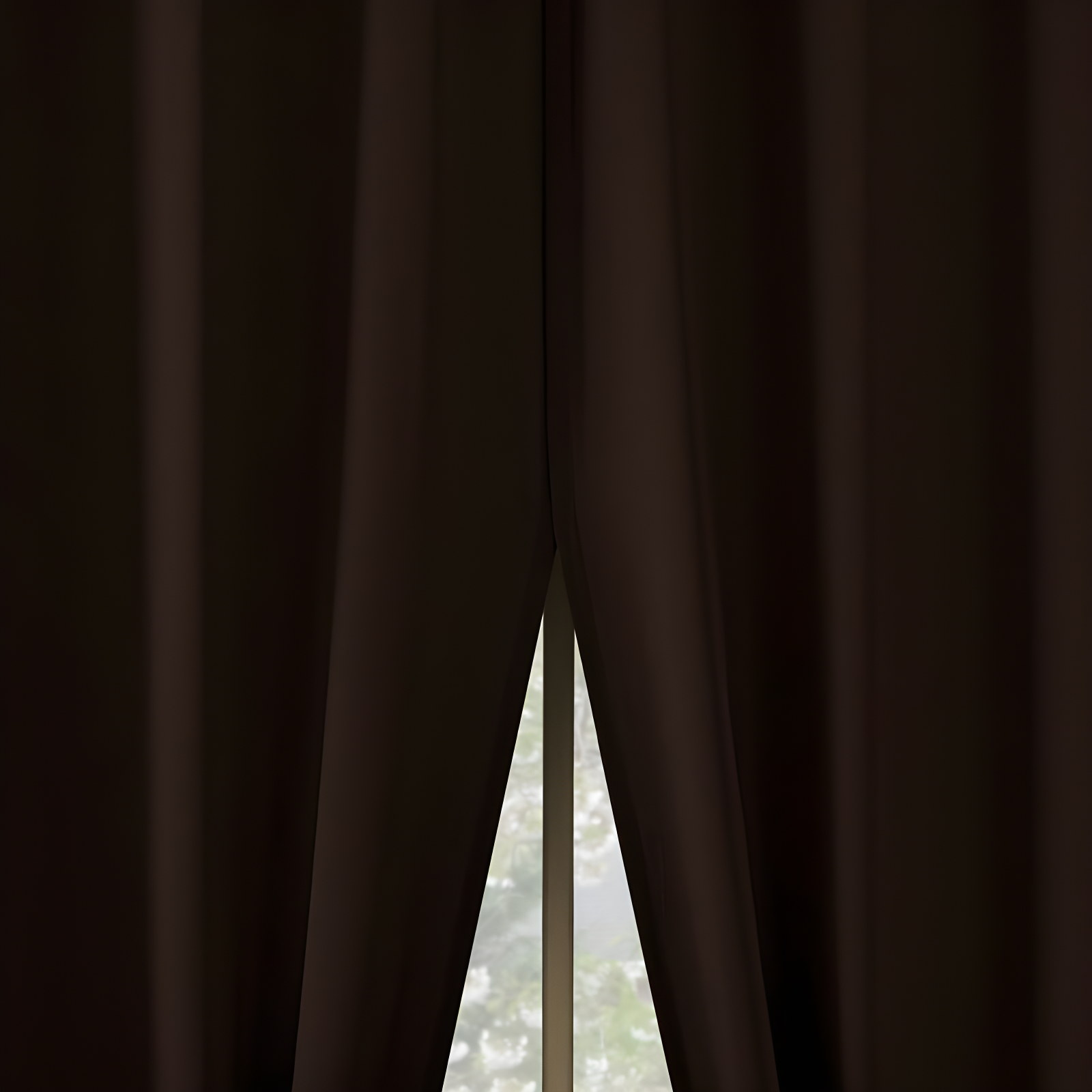 Chocolate Brown Room Darkening Grommet Curtain Panels, 54" x 96"