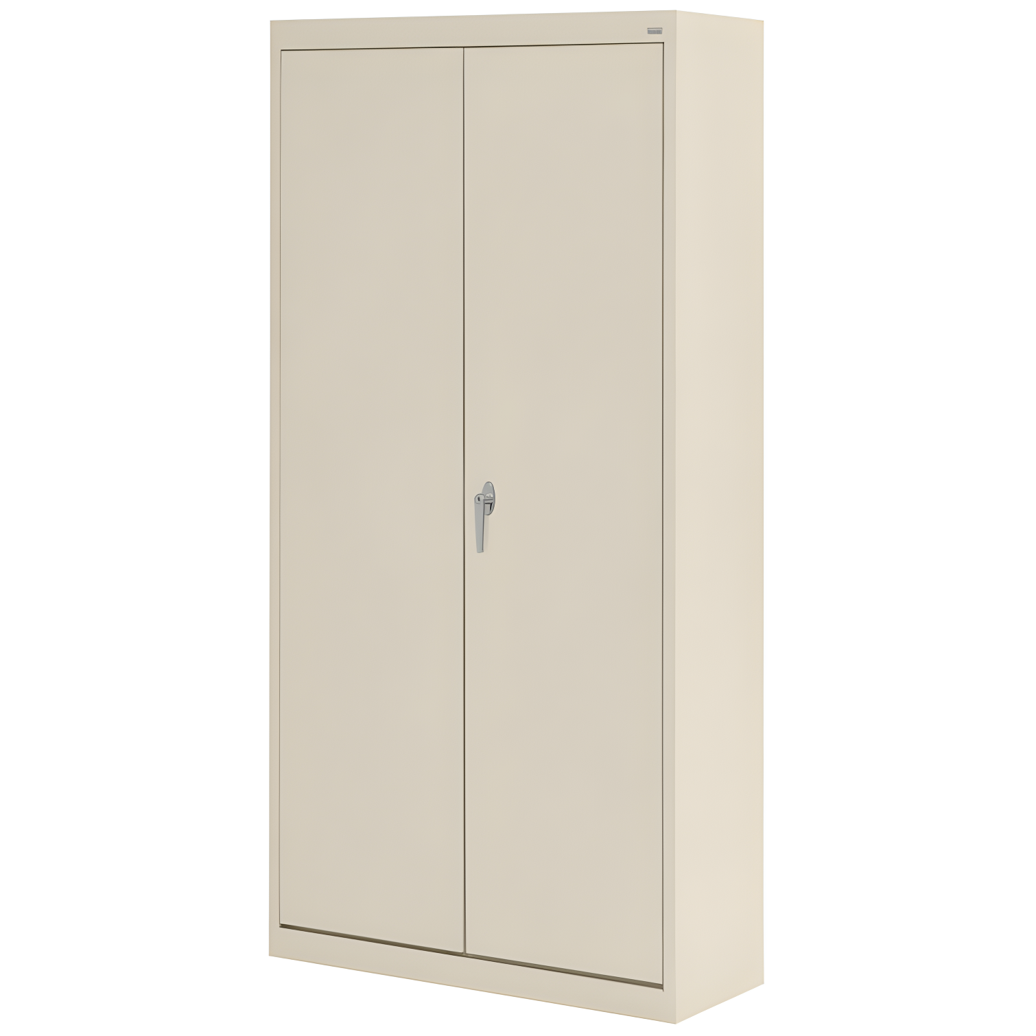 Putty Steel Freestanding Lockable Office Cabinet with Adjustable Shelving