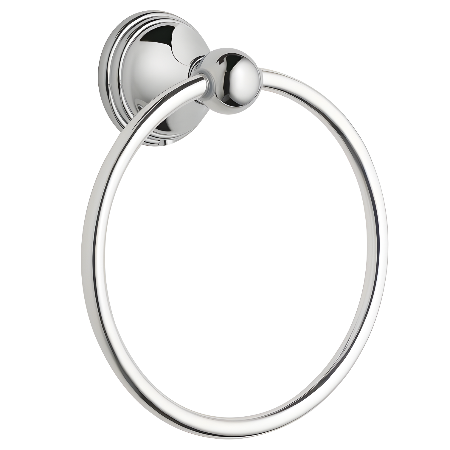 Preston Chrome Wall Mounted Towel Ring