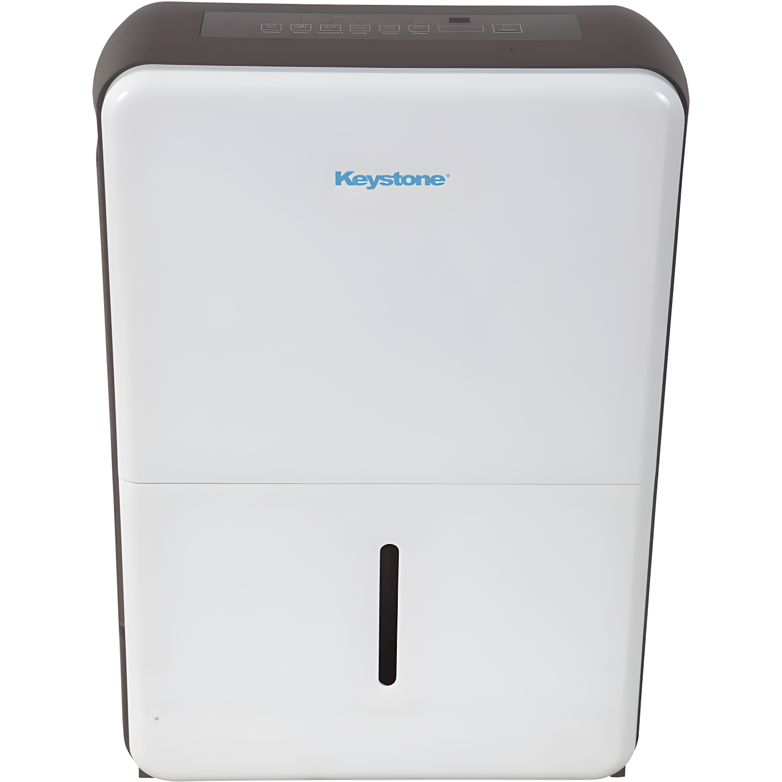 Keystone 50 Pint White Portable Dehumidifier with LED Display