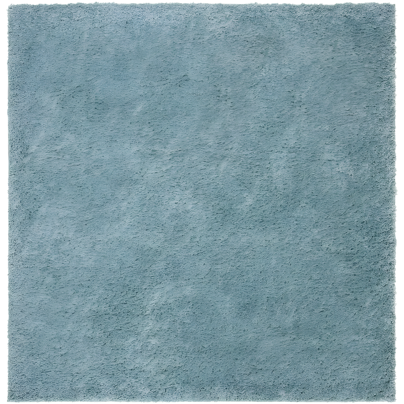 Aqua Square Synthetic Shag Area Rug