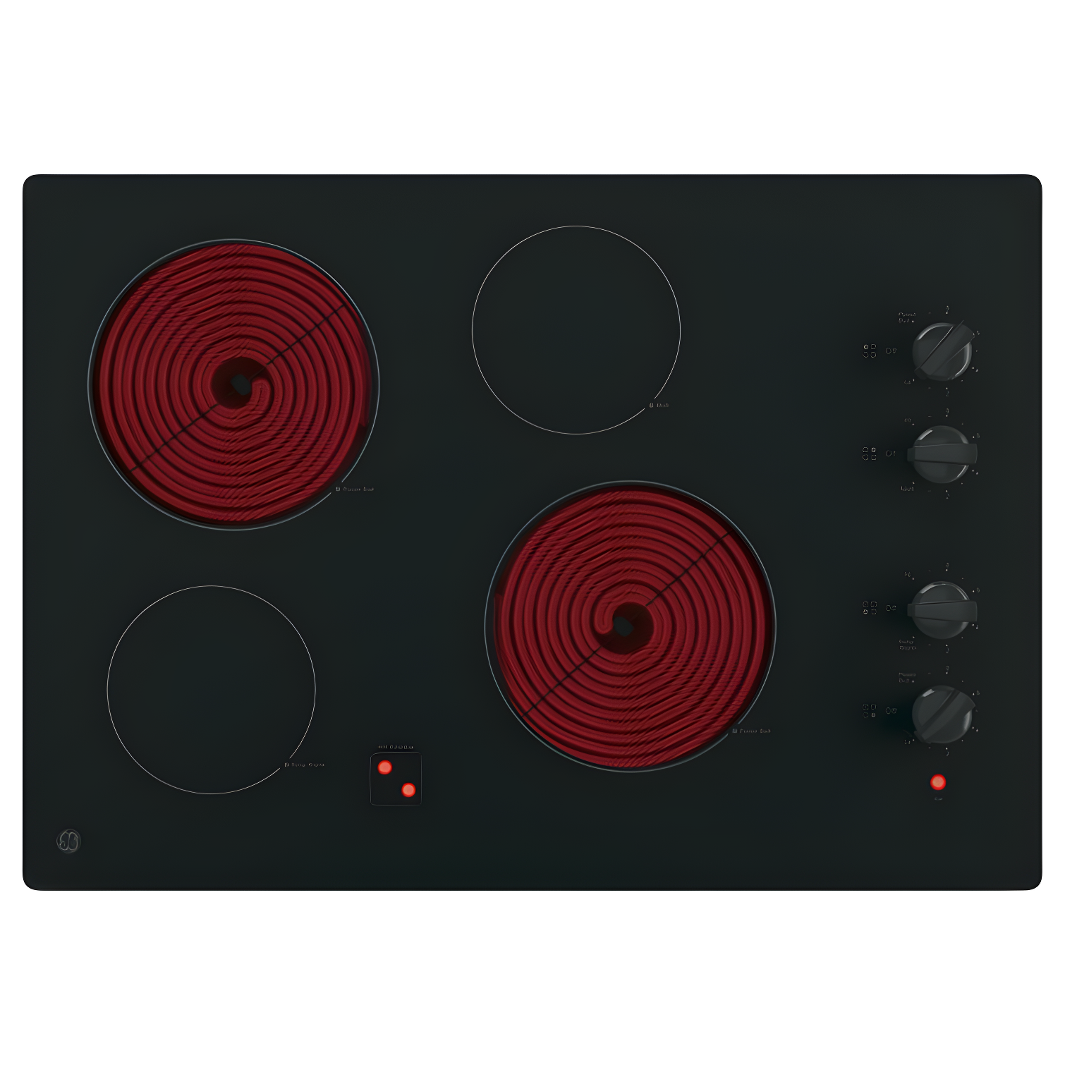 30-Inch Black Ceramic 4-Burner Electric Cooktop