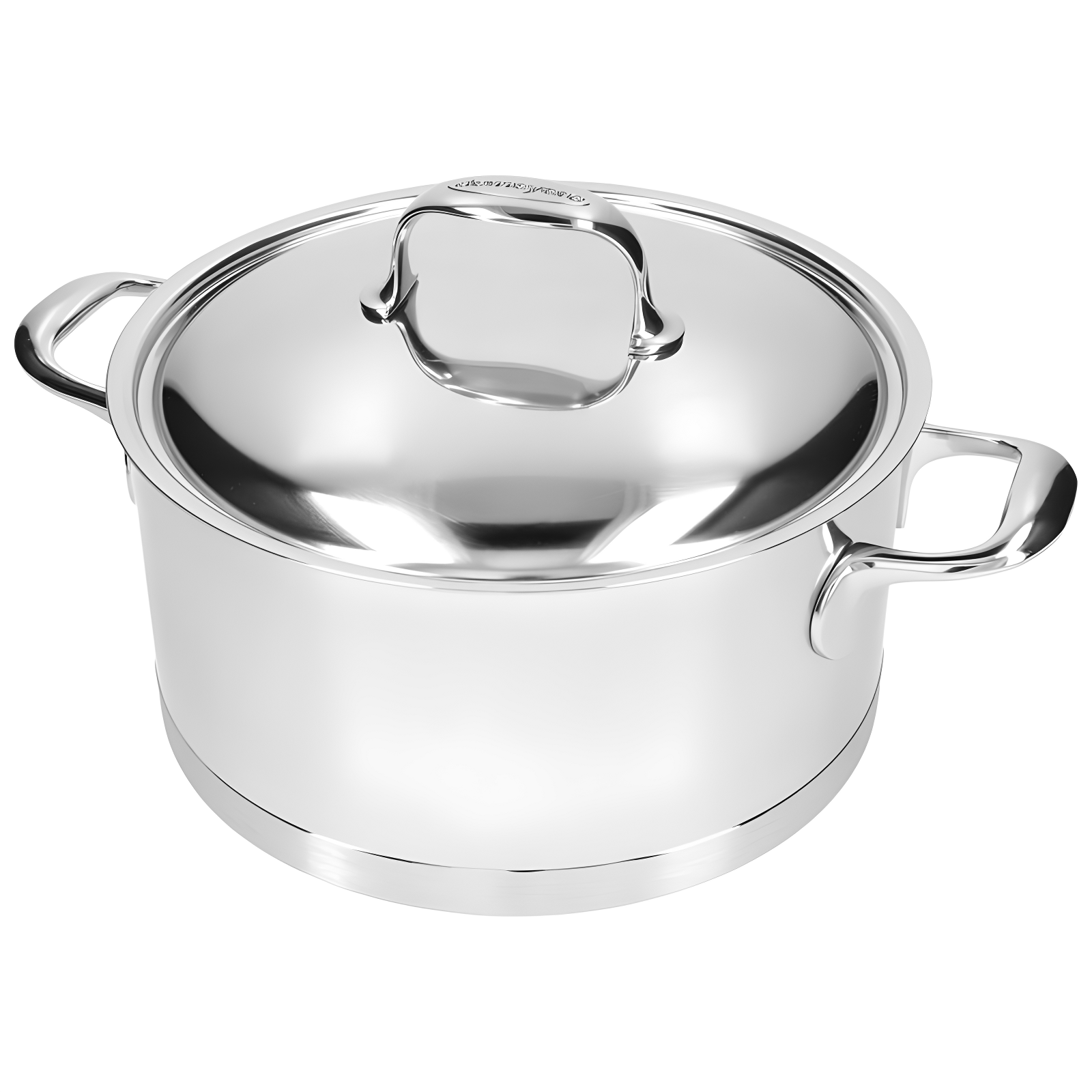 Atlantis 5.5-Quart Silver Stainless Steel Non-Stick Dutch Oven