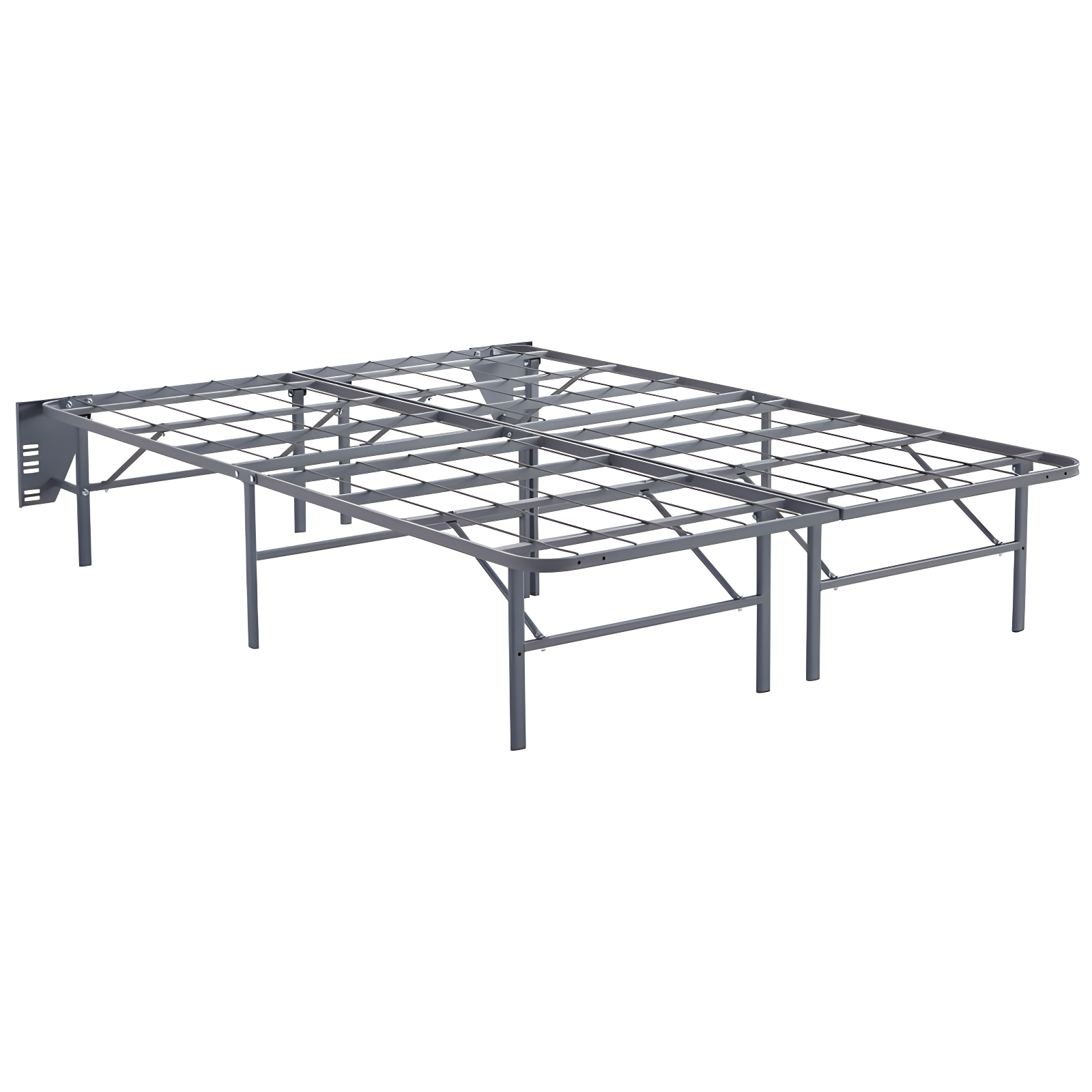 Full Metal Frame Mattress Riser with Headboard Brackets