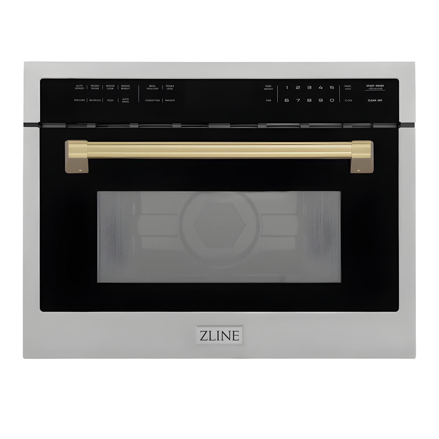 24" Stainless Steel Convection Microwave with Bronze Handle