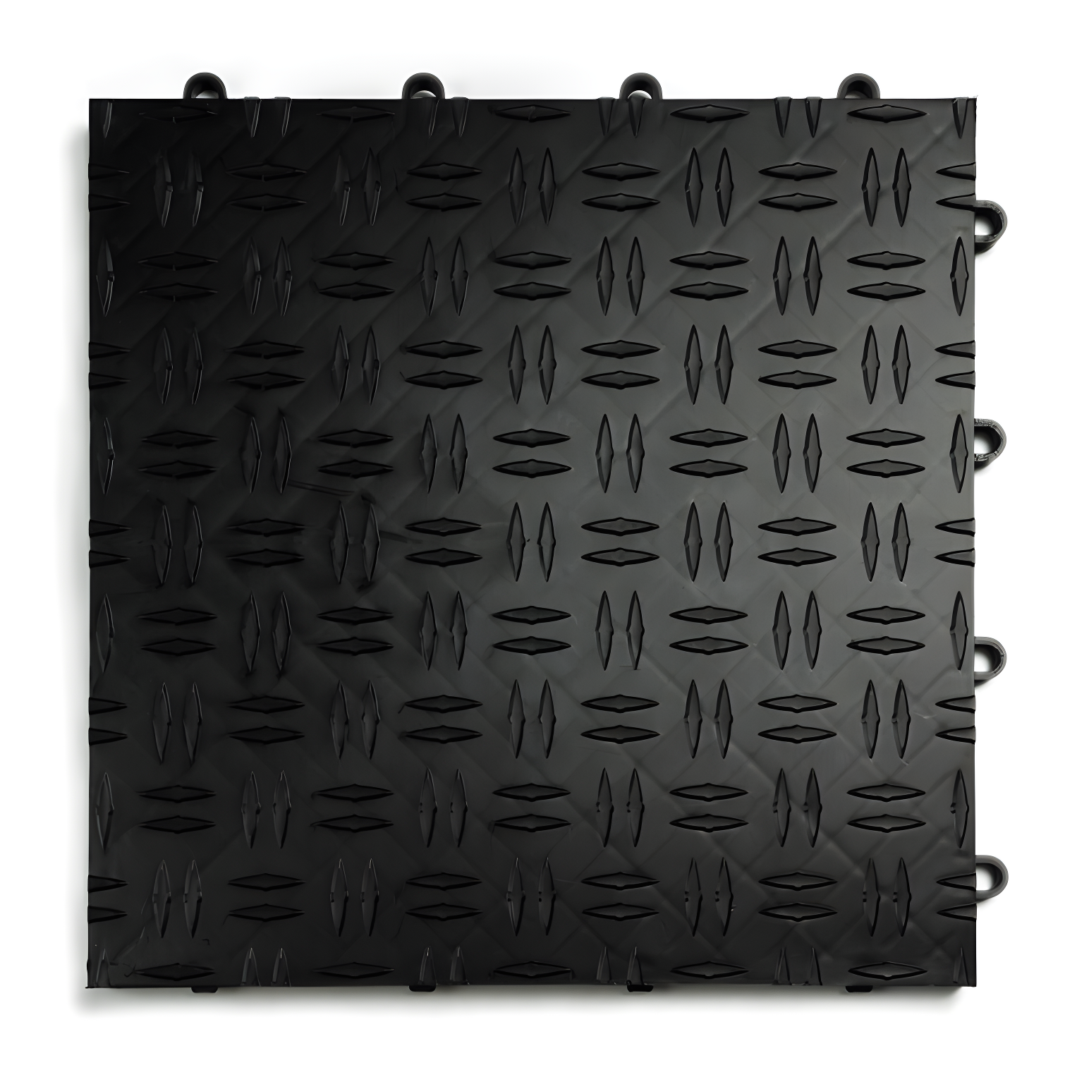 Black Diamond Interlocking Modular Garage Flooring Tiles