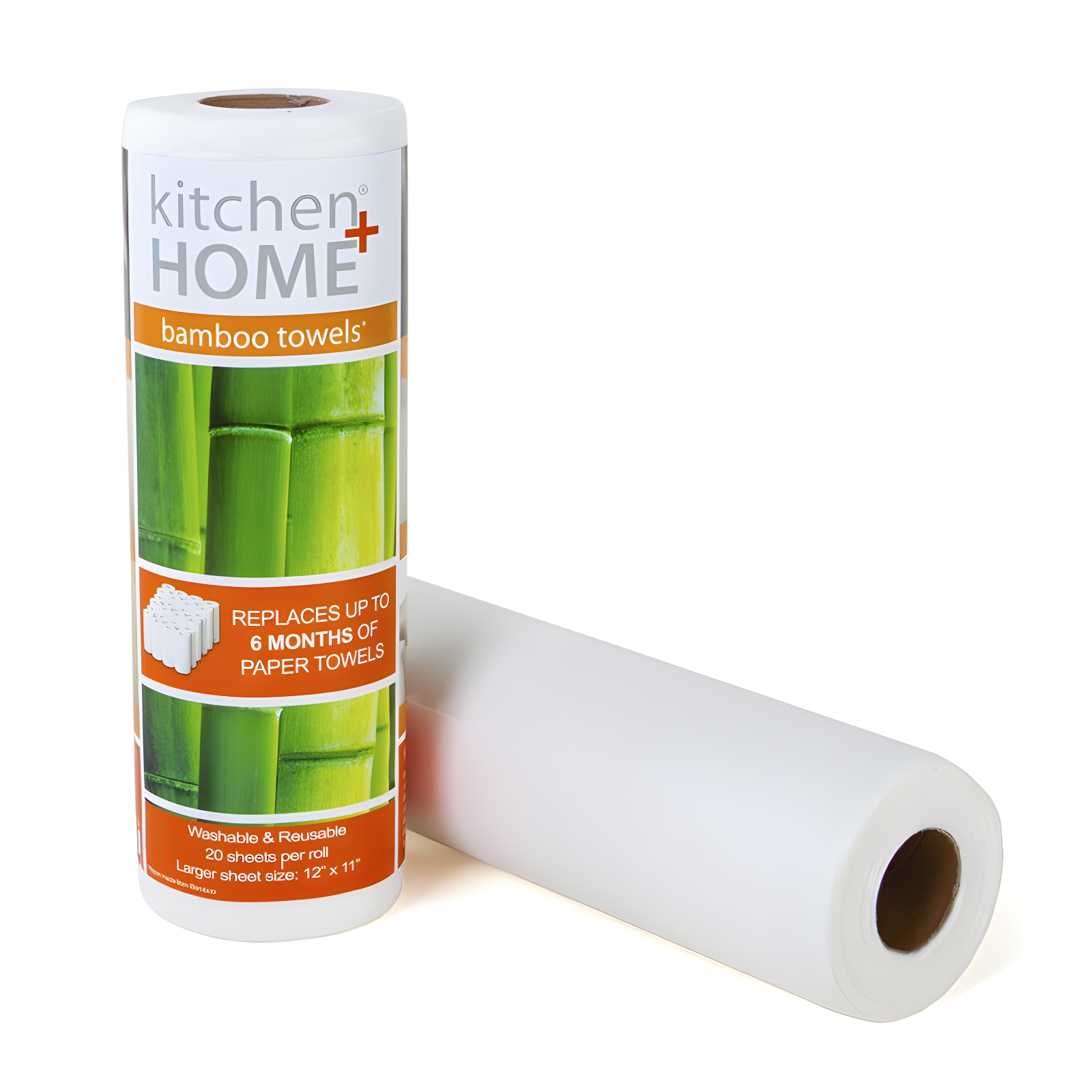 Eco-Friendly Bamboo Rayon Washable Reusable Paper Towels Roll