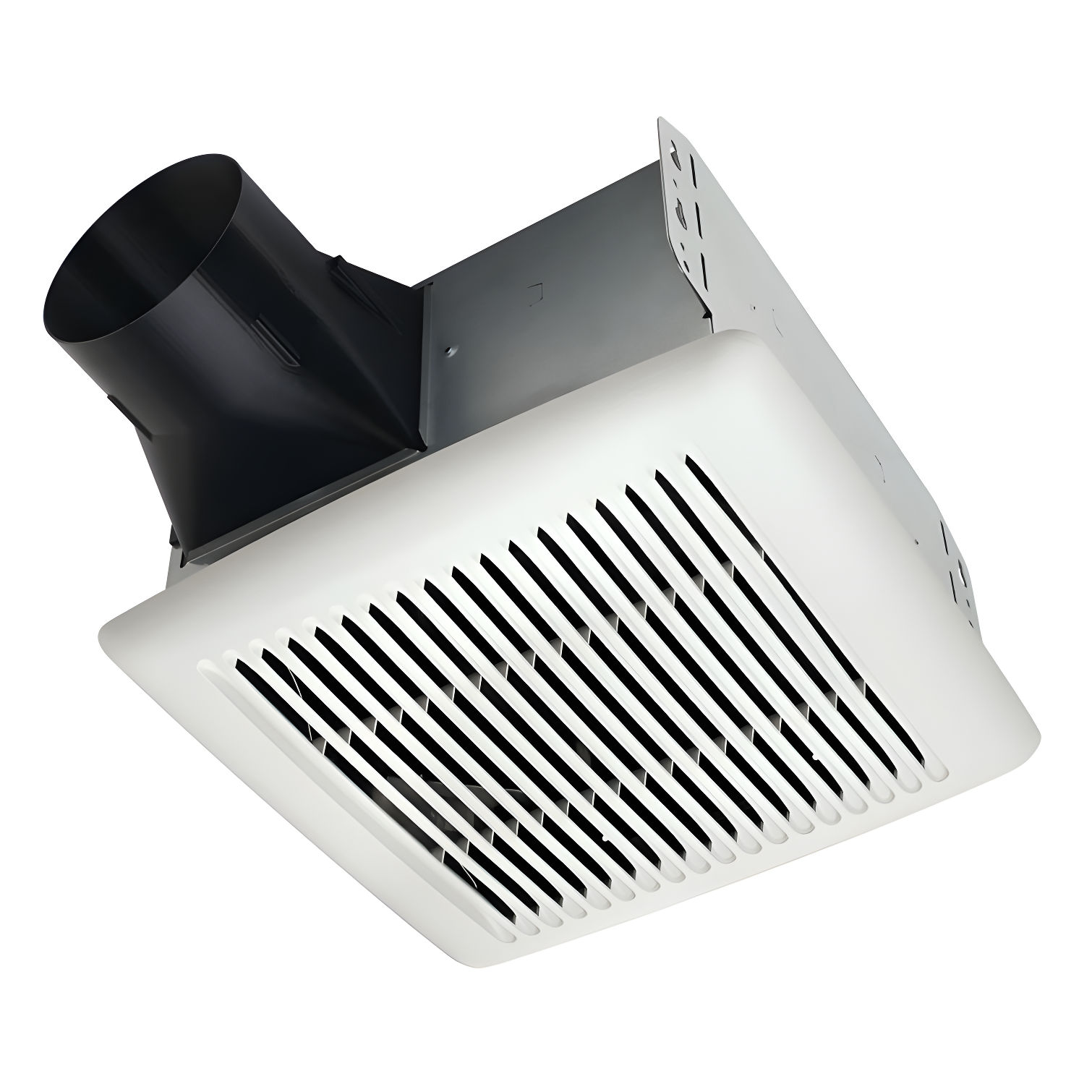 Broan 110 CFM White Steel Ceiling and Wall Mount Bath Fan