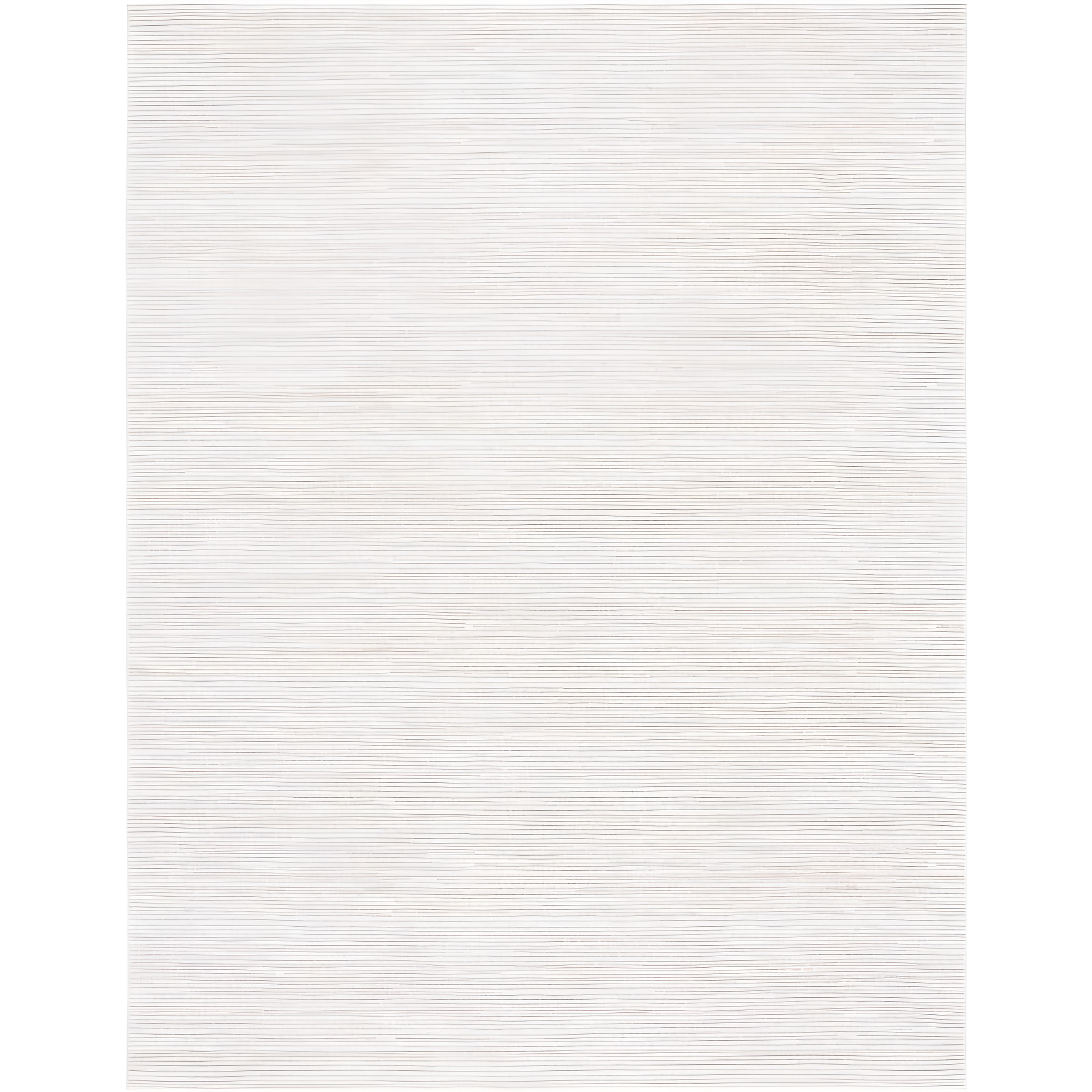 Ivory Hand-Knotted Wool and Synthetic 8' x 10' Area Rug