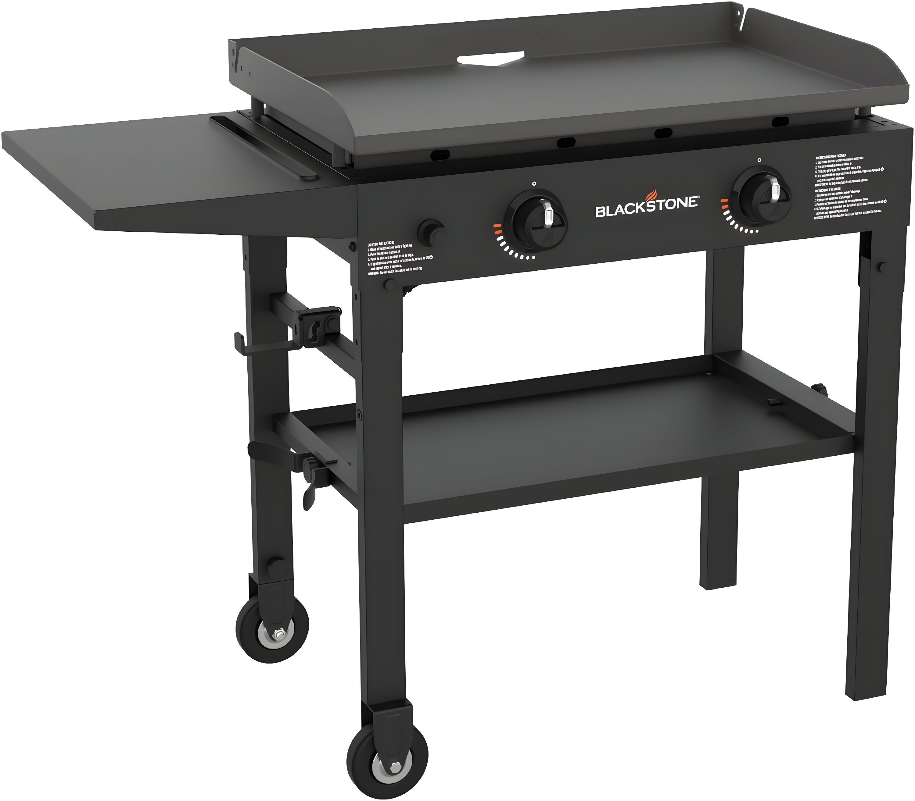 28-Inch Black Stainless Steel Propane Gas Hibachi Griddle