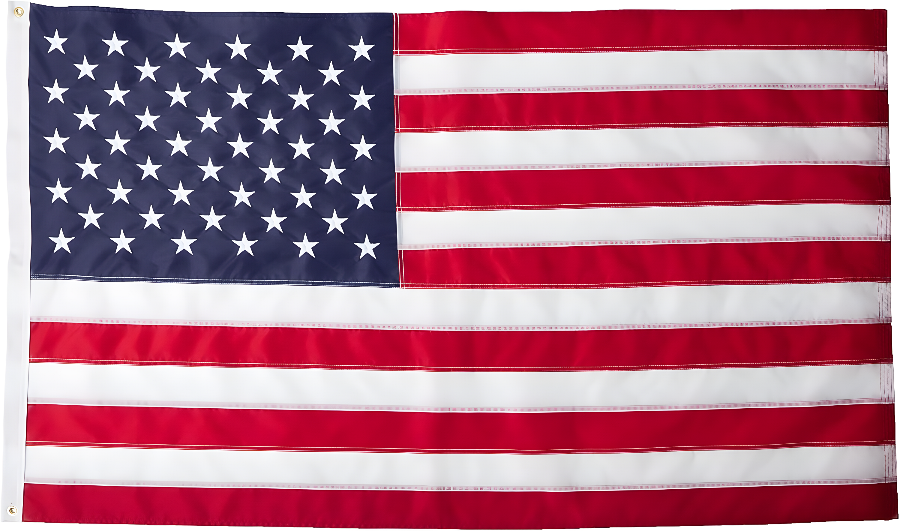 Patriotic 3x5 US Nylon Flag with Brass Grommets