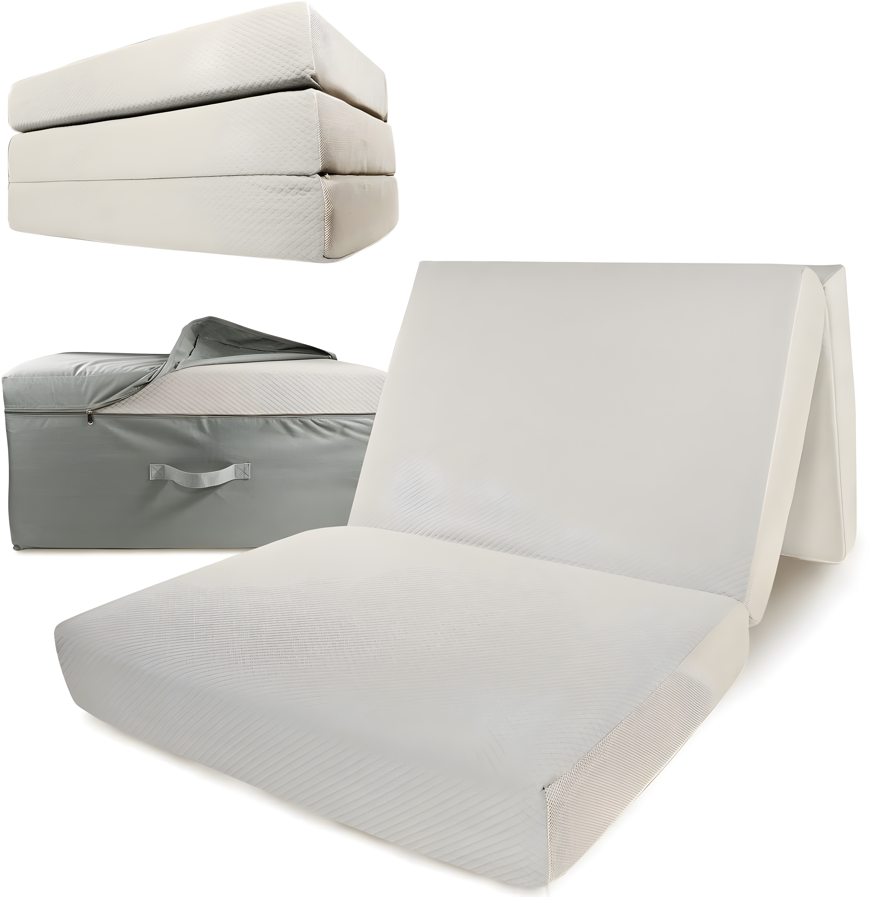 Foldable Full Memory Foam Mattress with Carry Case