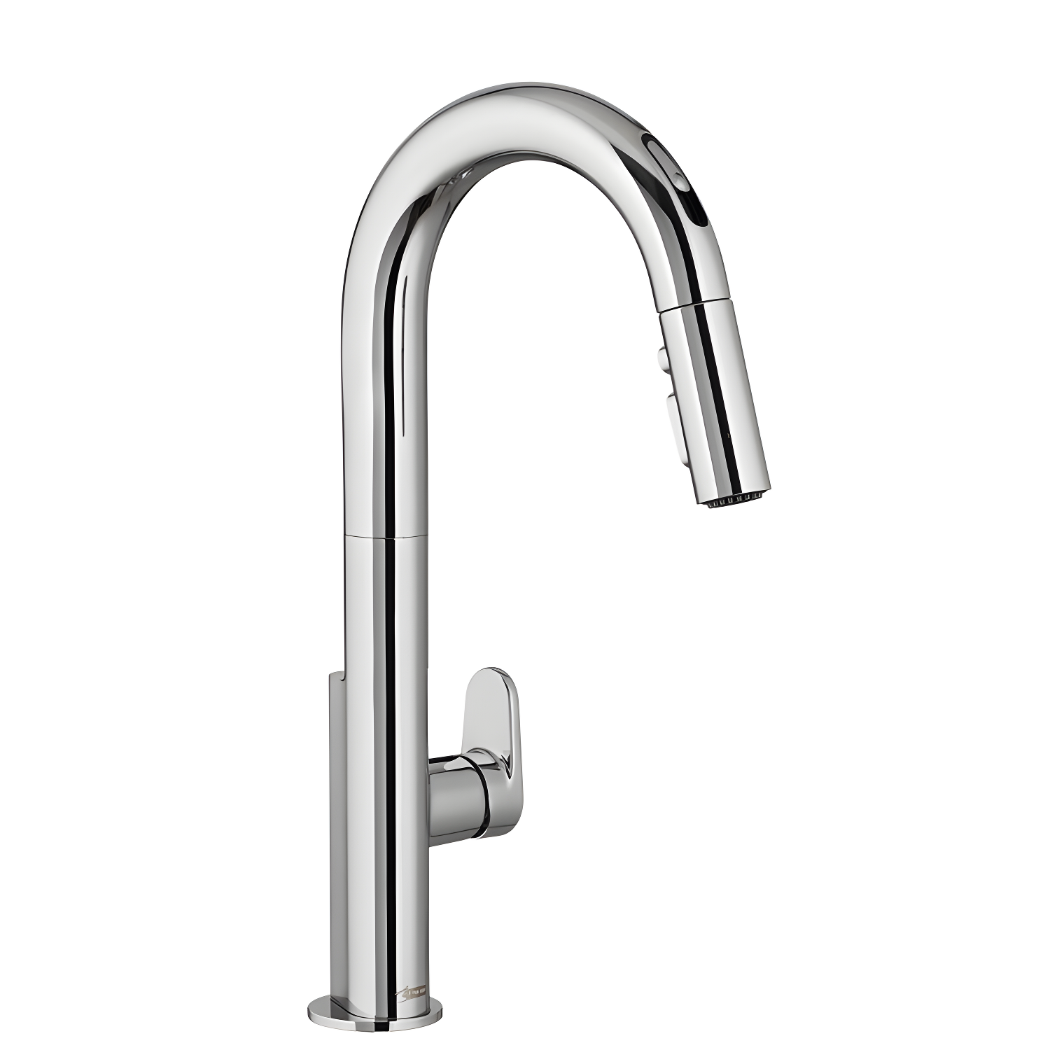 Polished Chrome Touchless Pull-Down Kitchen Faucet with Spray