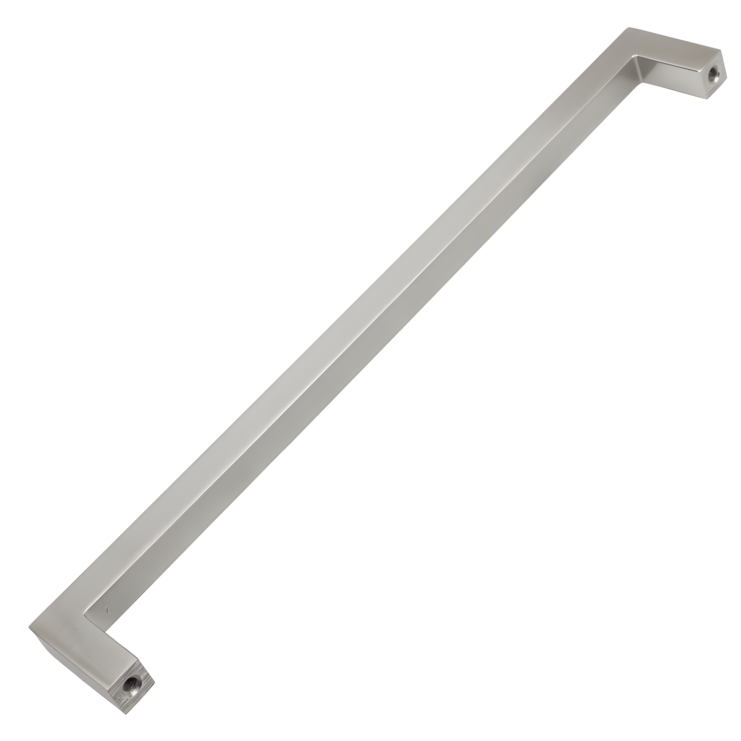 5" Satin Nickel Modern Square Bar Pull with Mounting Hardware