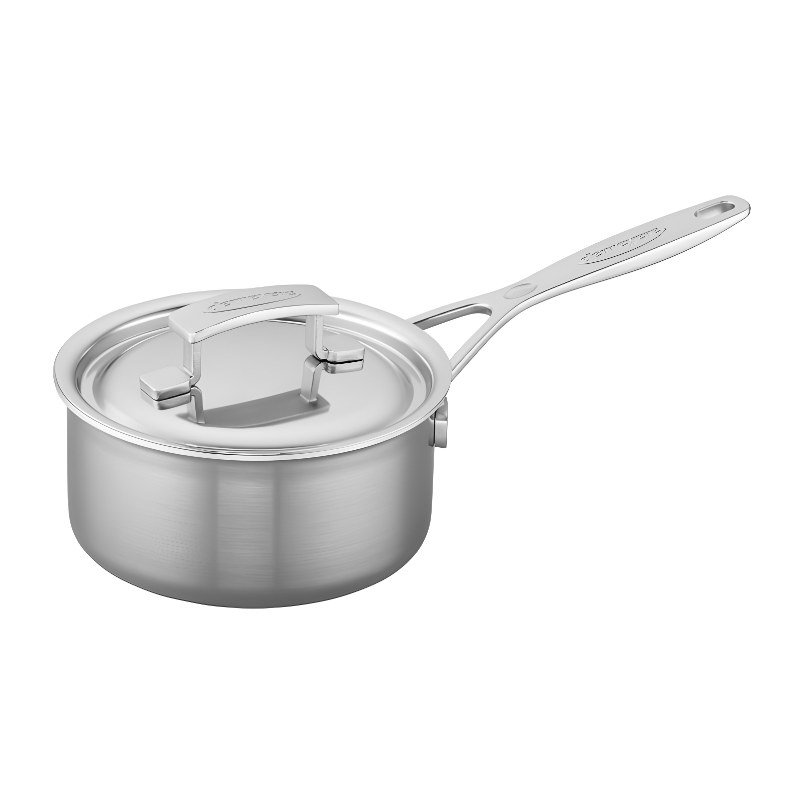 Demeyere 1.5-Quart Stainless Steel Saucepan with Lid