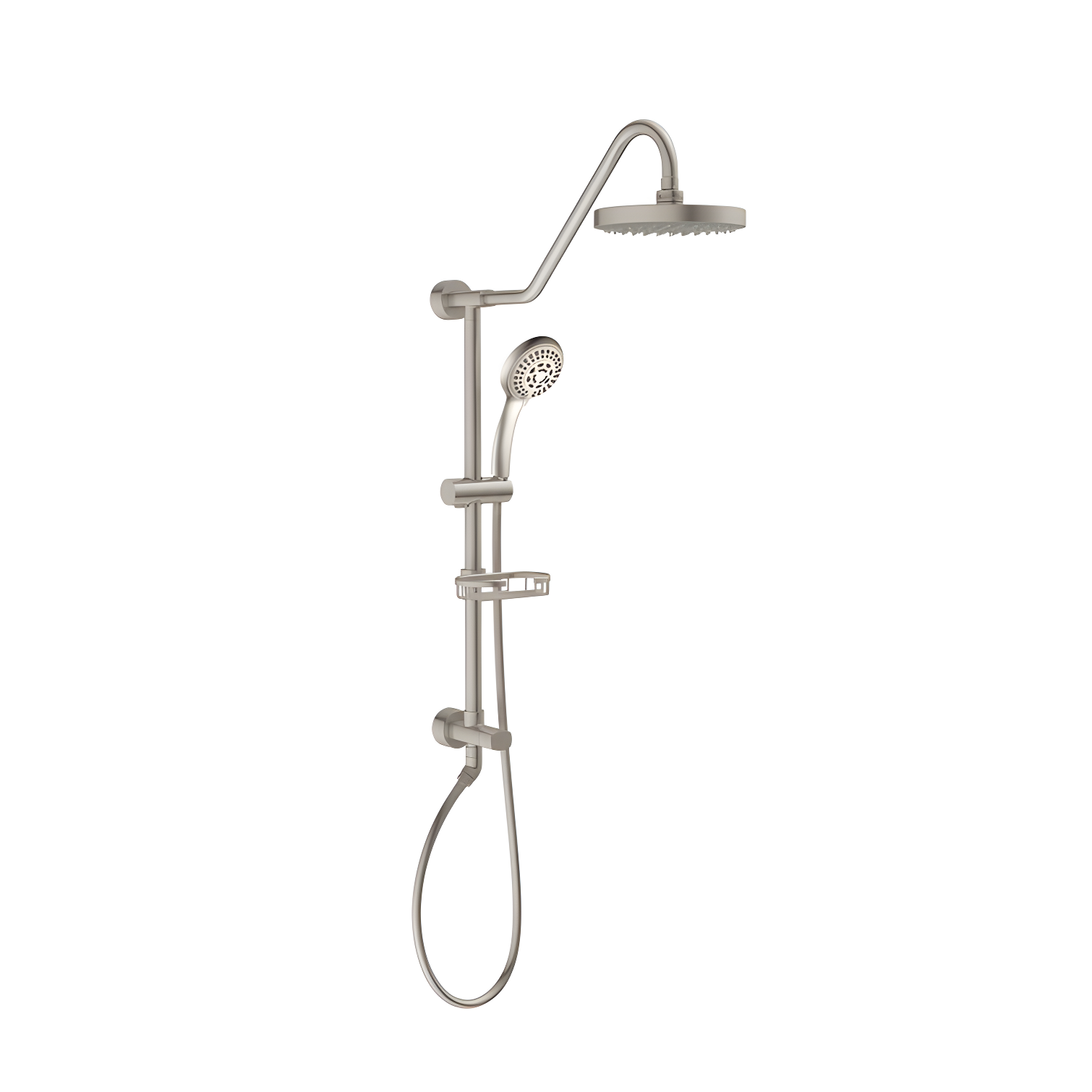 Oil-Rubbed Bronze Adjustable Rain Shower System with Handheld