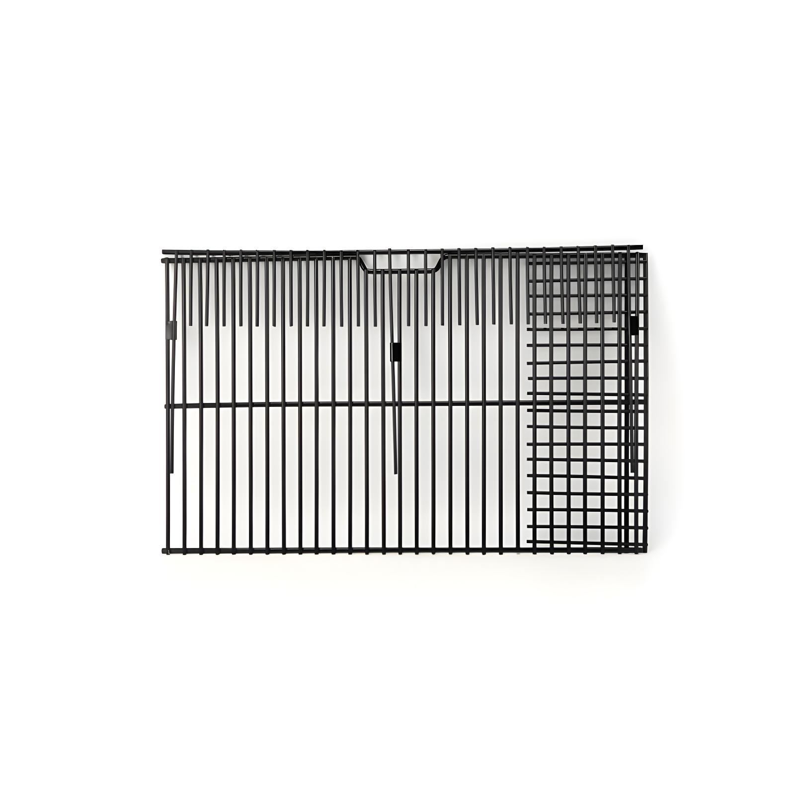 Black Steel Universal Fit Cooking Grid 17.3 in. x 11.9 in.