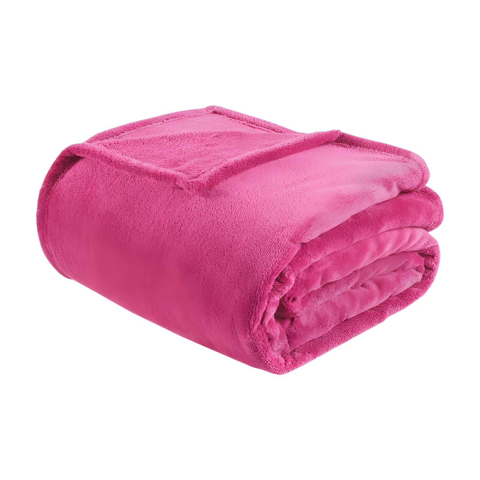 Twin Pink Ultra-Soft Plush Machine Washable Blanket