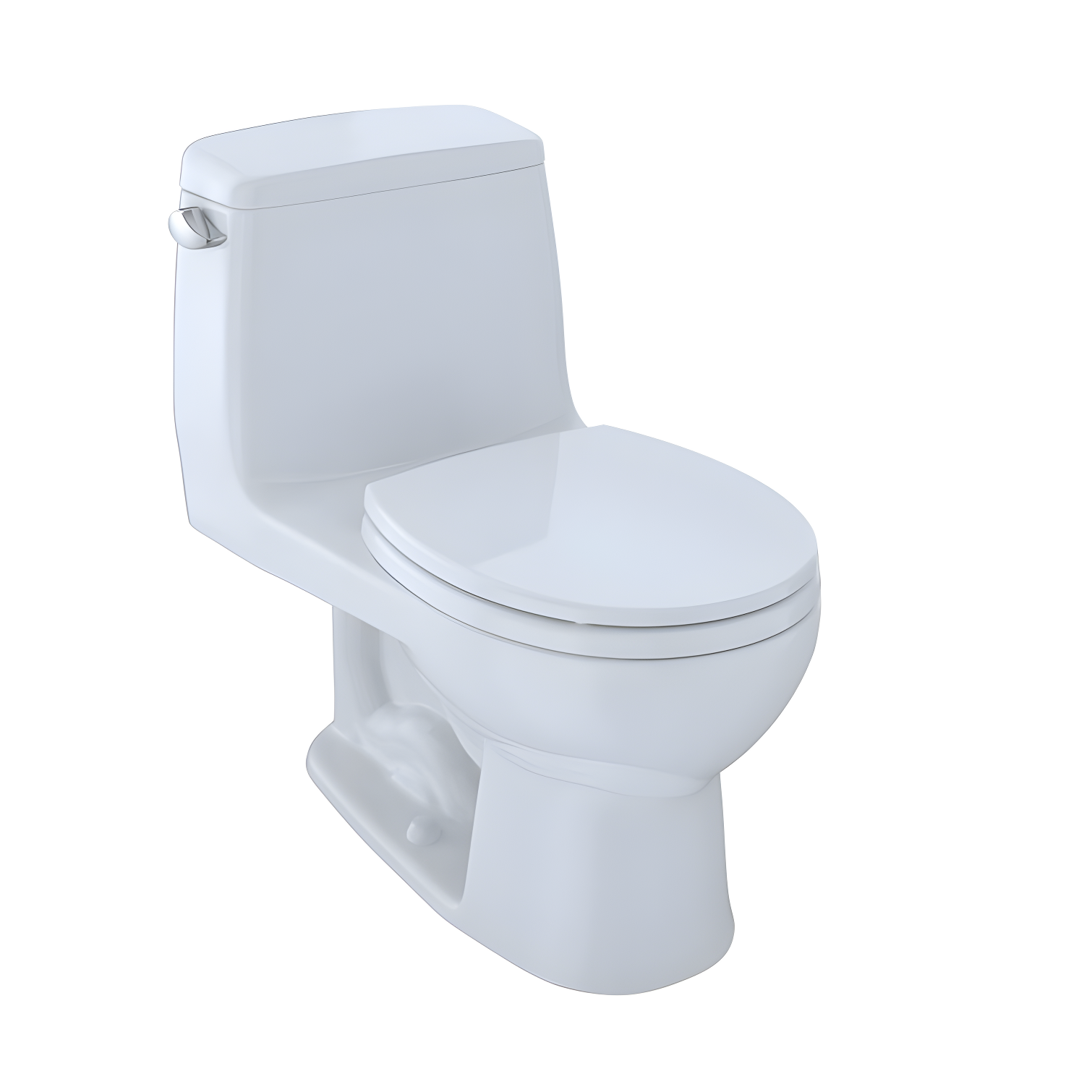 Bone Round One-Piece High Efficiency Toilet with SoftClose Seat