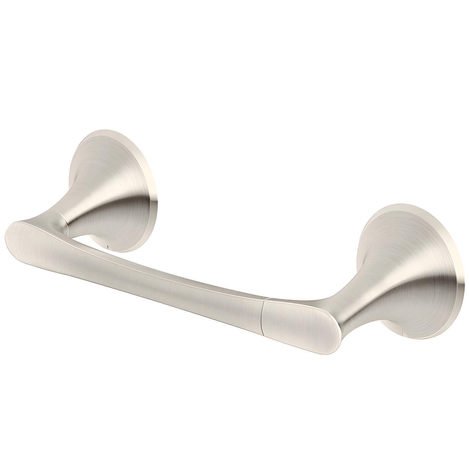 Rhen Brushed Nickel Wall Mount Toilet Paper Holder
