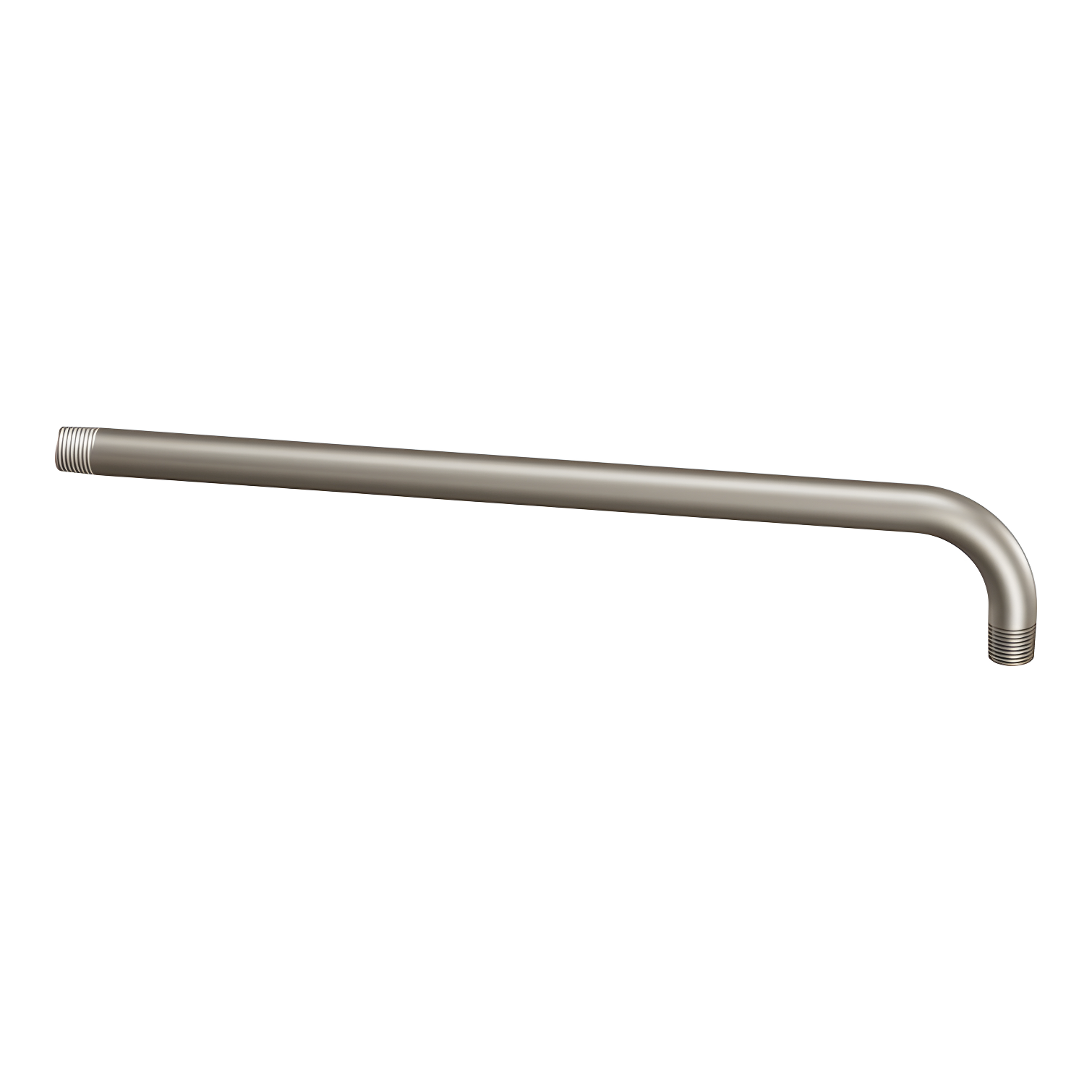 Brushed Nickel 16-Inch Wall-Mounted Shower Arm