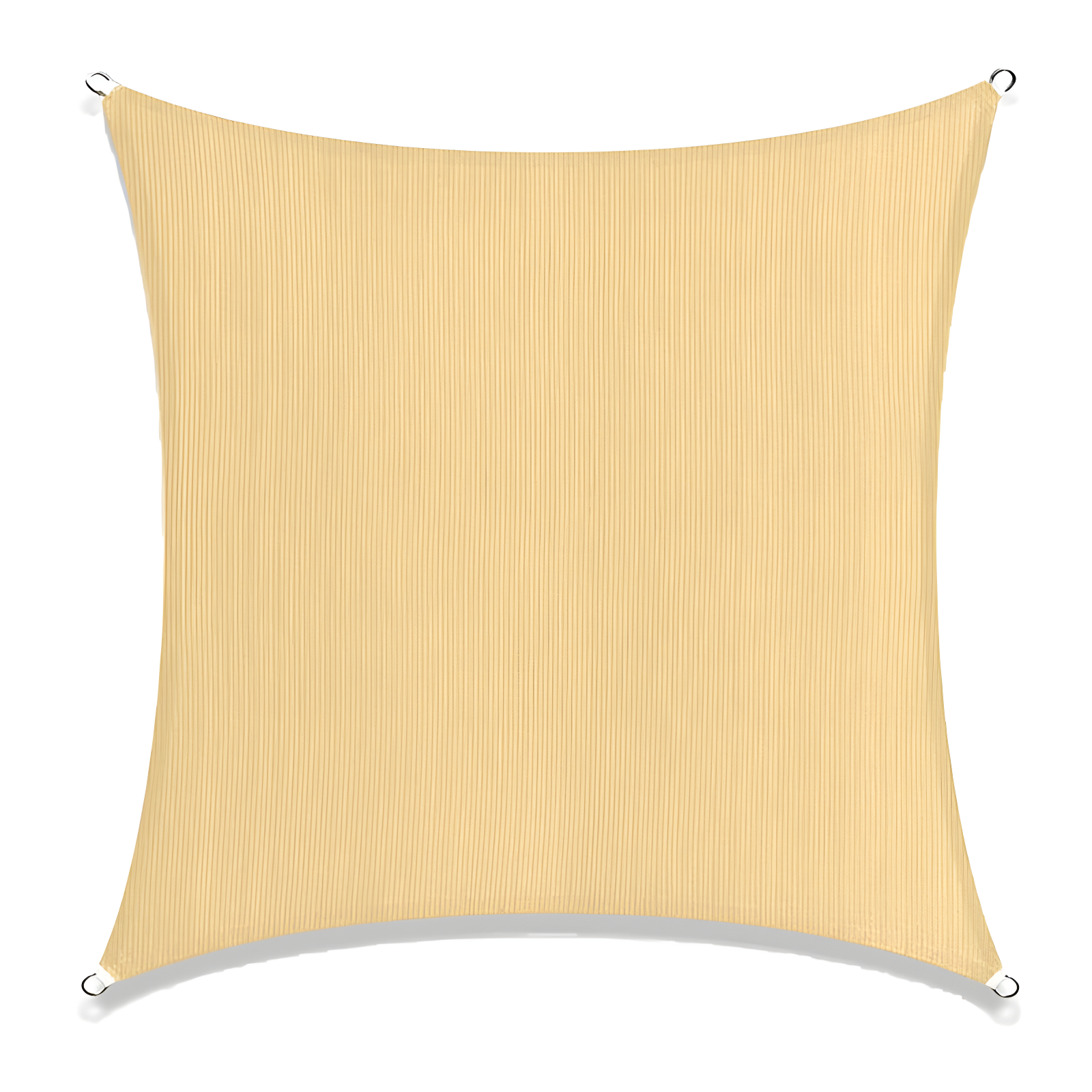 Beige 10' x 13' Rectangle HDPE Sun Shade Sail