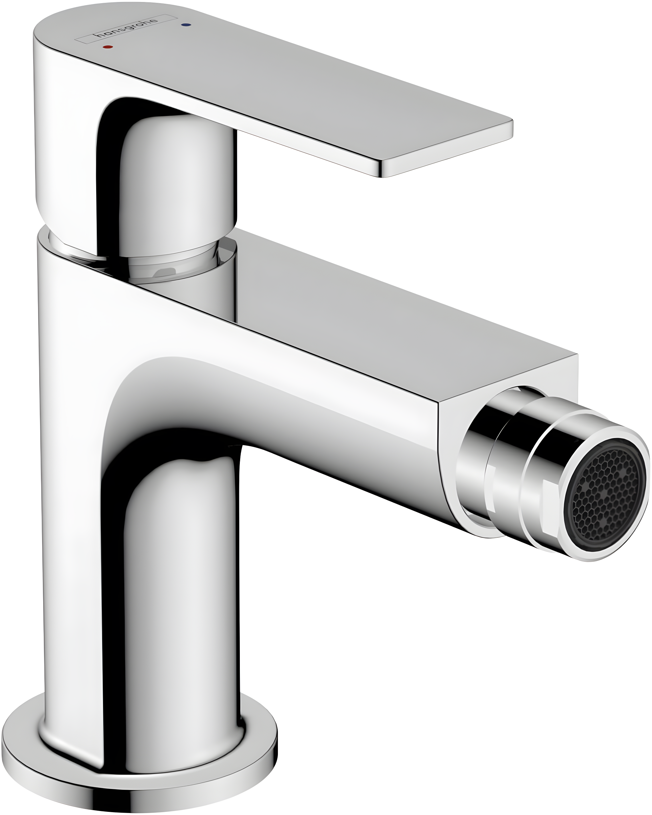 Rebris E Chrome Single-Hole Bidet Faucet with Pop-Up Drain