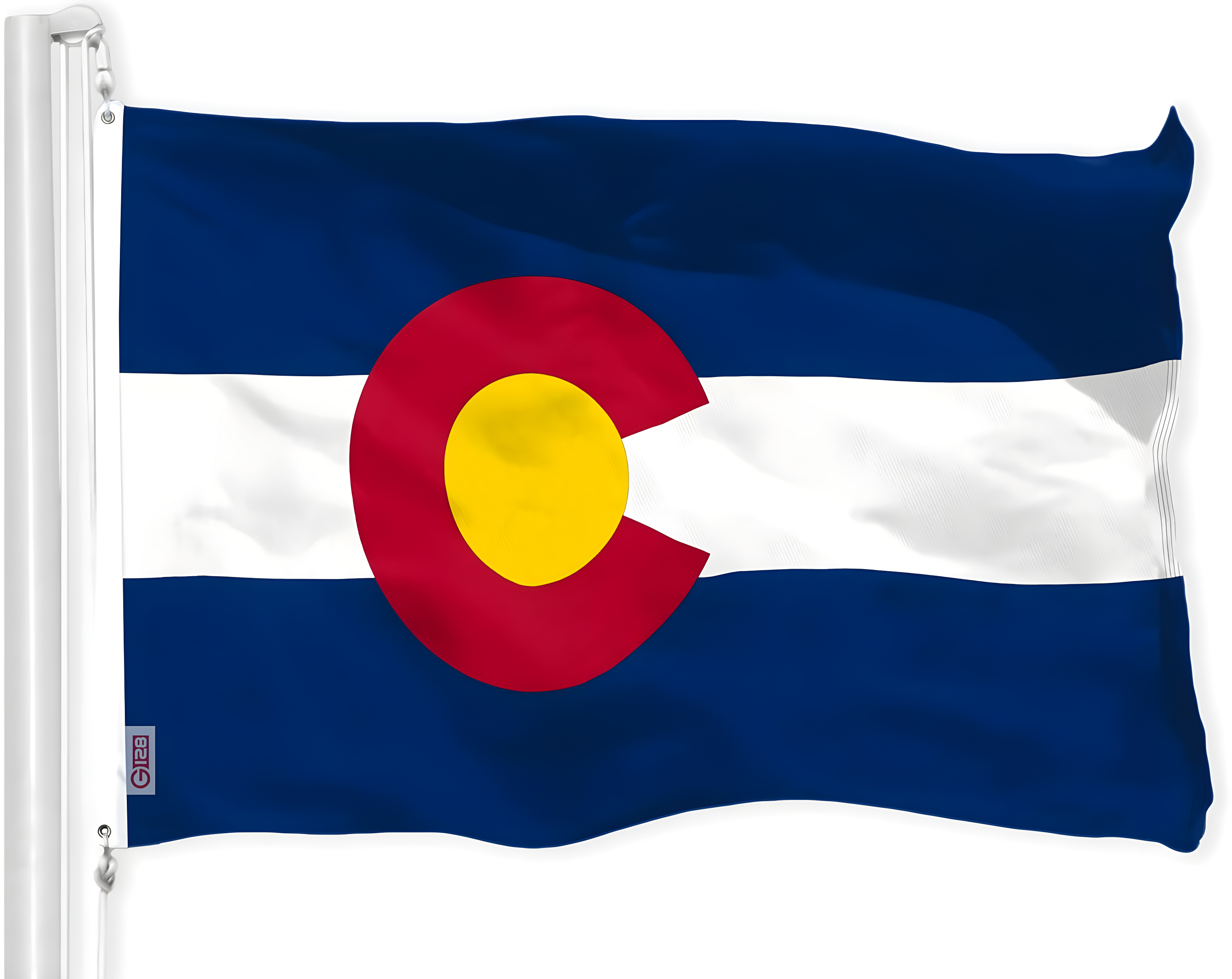 Colorado State Flag 3x5 Ft Blue and White Polyester