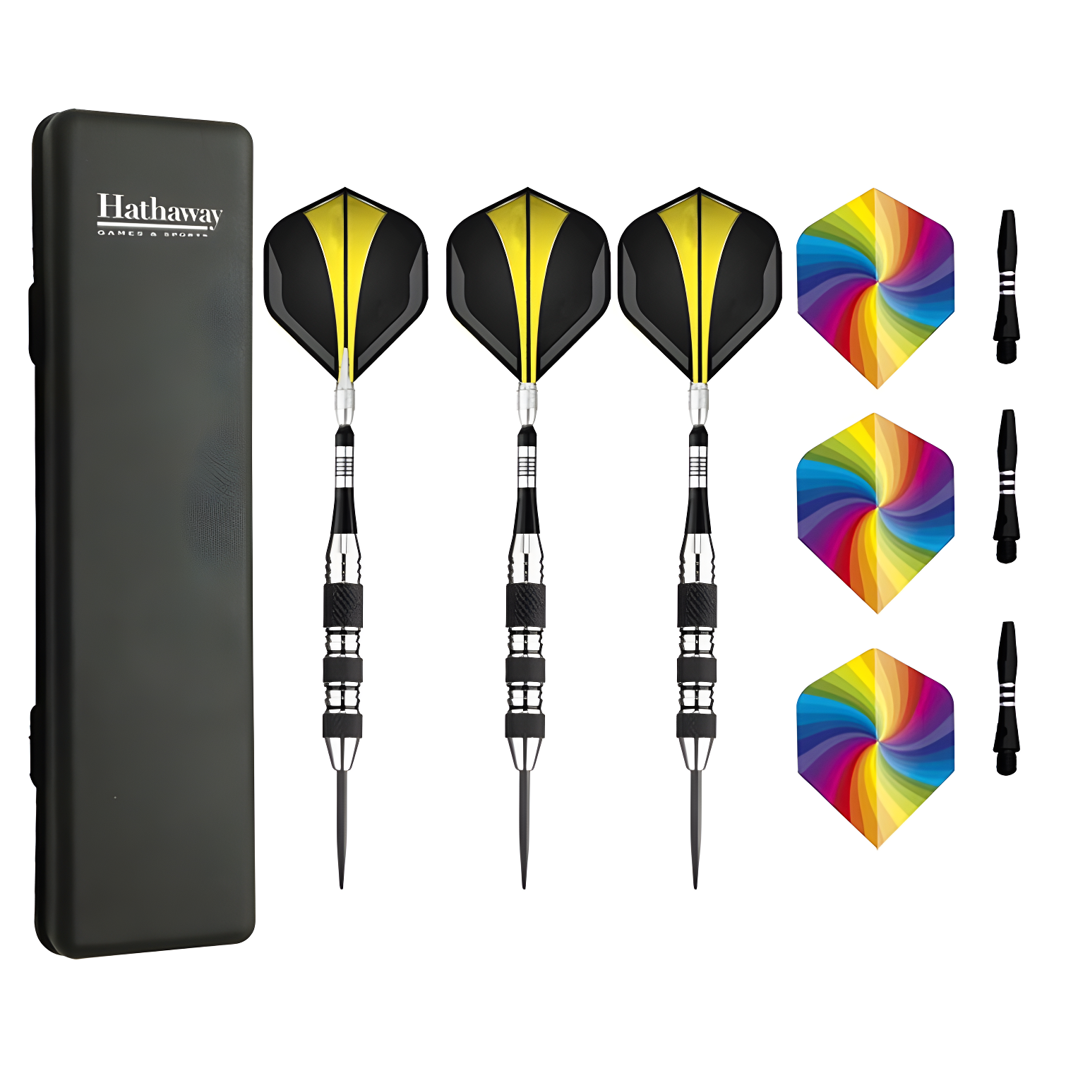 Tempest Steel Tip Darts with Aluminum Shafts Set