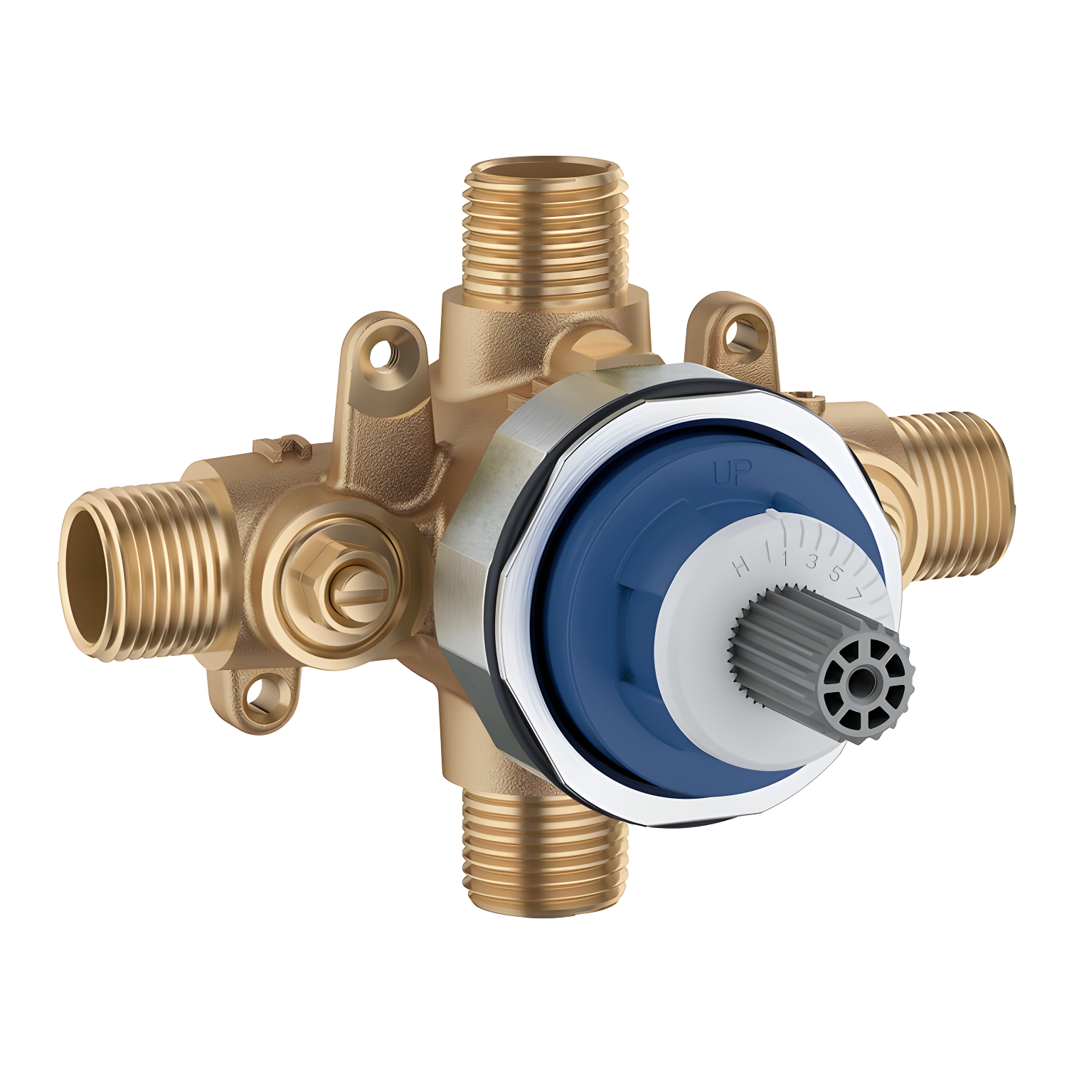 Grohsafe 3.0 Brass Pressure Balance Valve with Chrome Finish