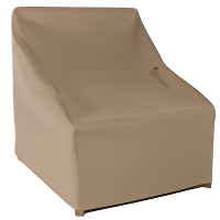 Beige Water-Resistant 29" Patio Chair Cover