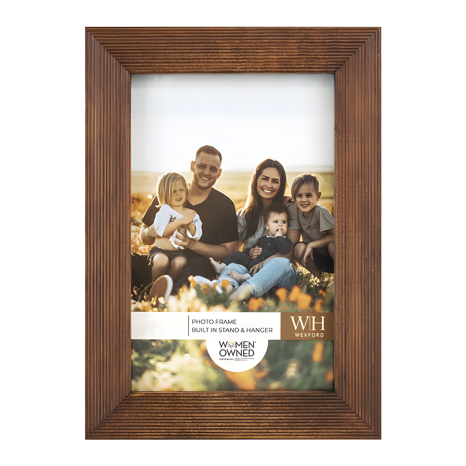 Classic Walnut 5x7 Wood Picture Frame