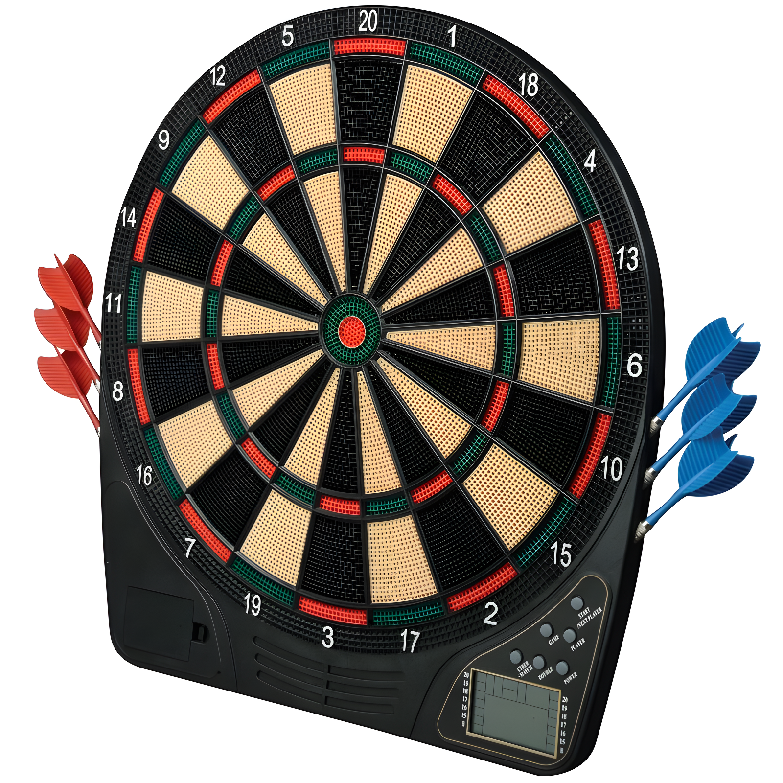 Franklin Sports 13.5" Electronic Soft Tip Dartboard for Kids