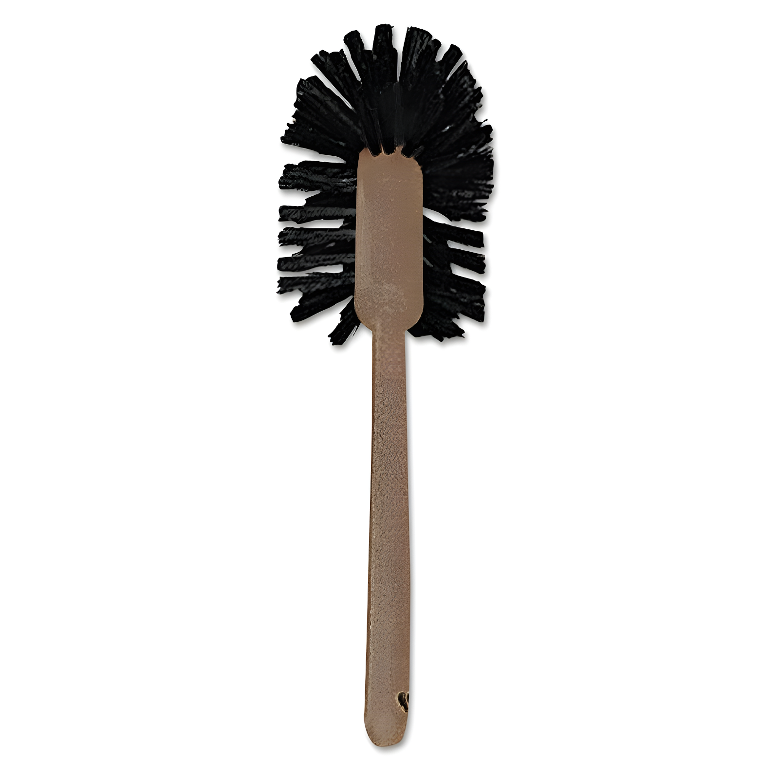 Brown Polypropylene Bristle 17" Commercial Toilet Brush