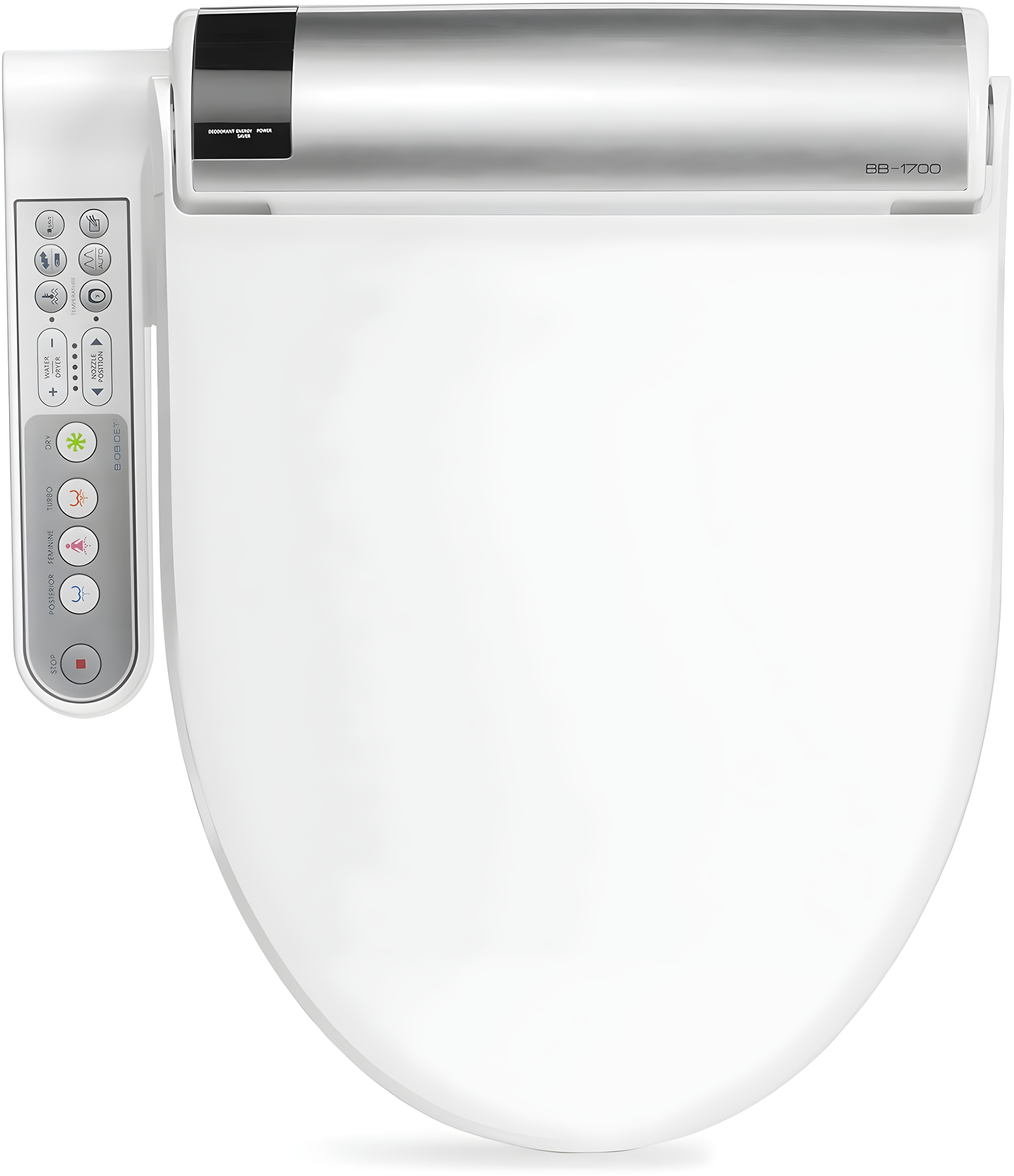 Bio Bidet White Bliss BB-1700 Elongated Bidet Toilet Seat