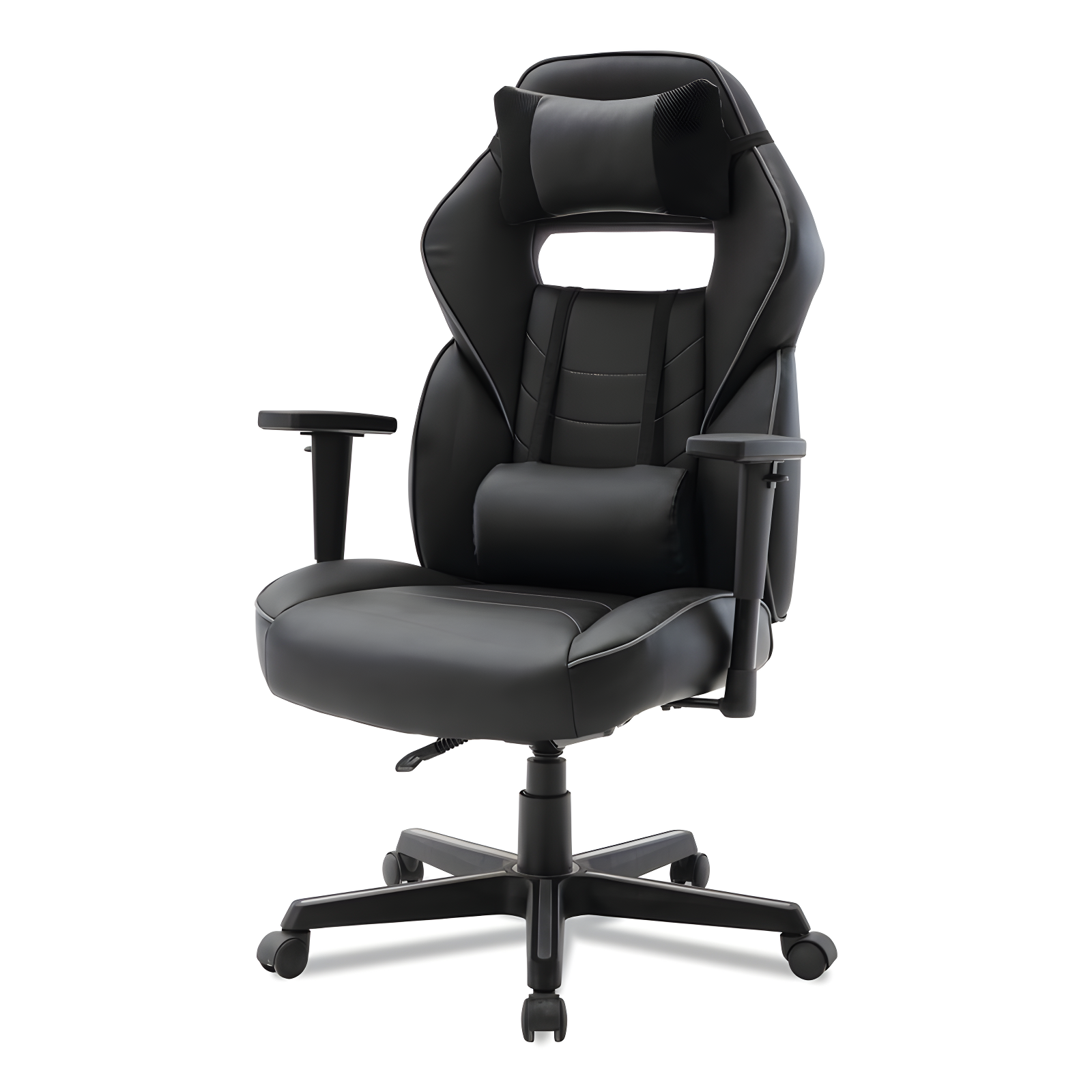 Black and Gray Ergonomic Racing Style Gaming Chair