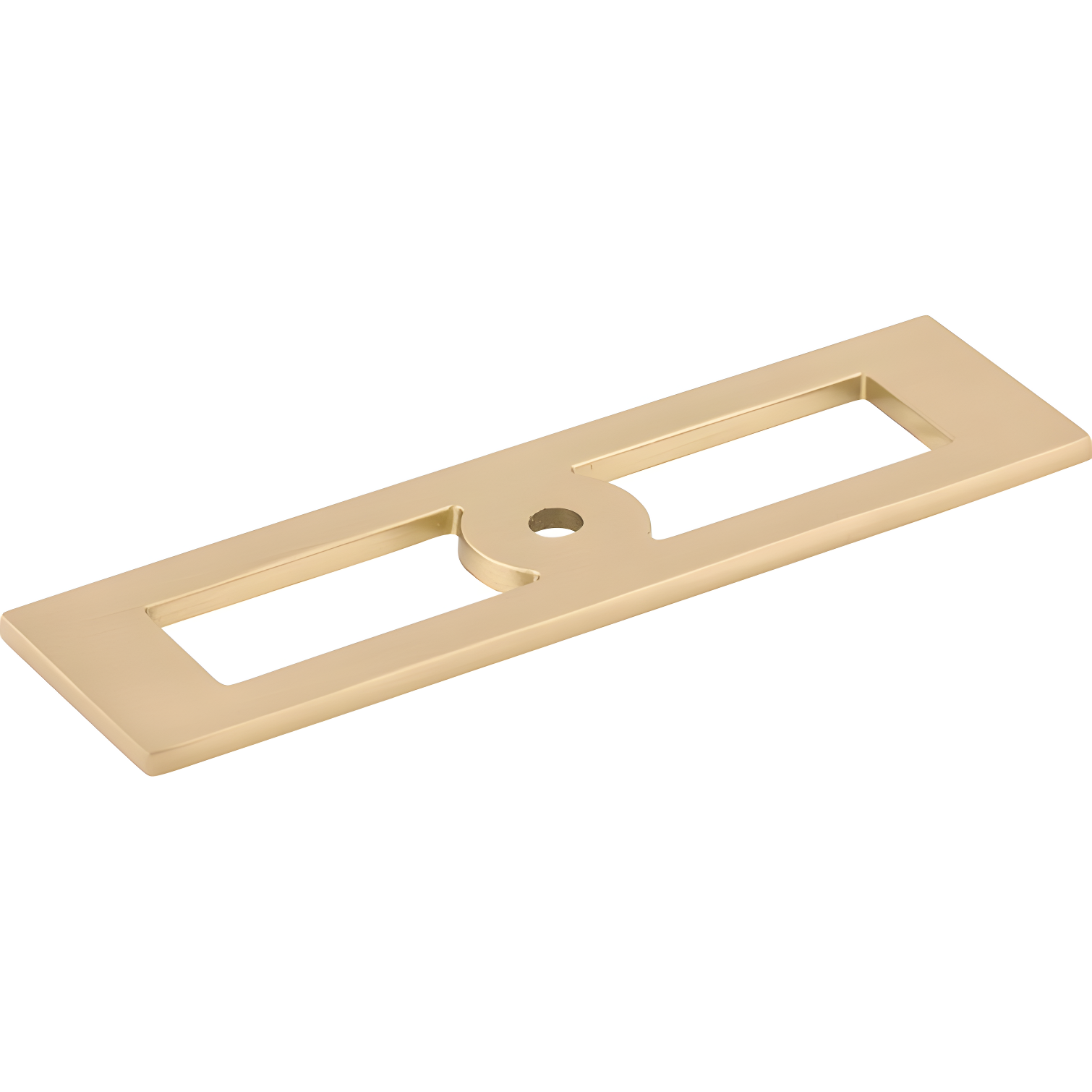 Hollin 4 1/4" Honey Bronze Rectangle Knob Backplate